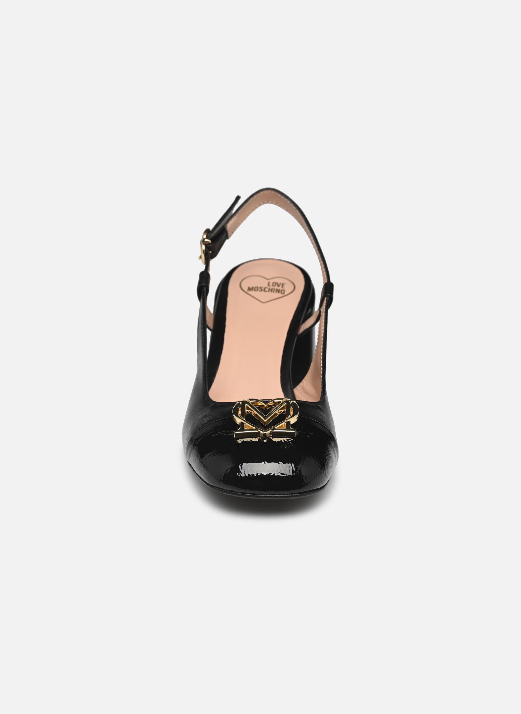 Pumps mit Riemchen LM MONOGRAM JA10117G1M damen schwarz Love Moschino Pumps mit Riemchen LM MONOGRAM JA10117G1M damen schwarz BLACK/BLACK