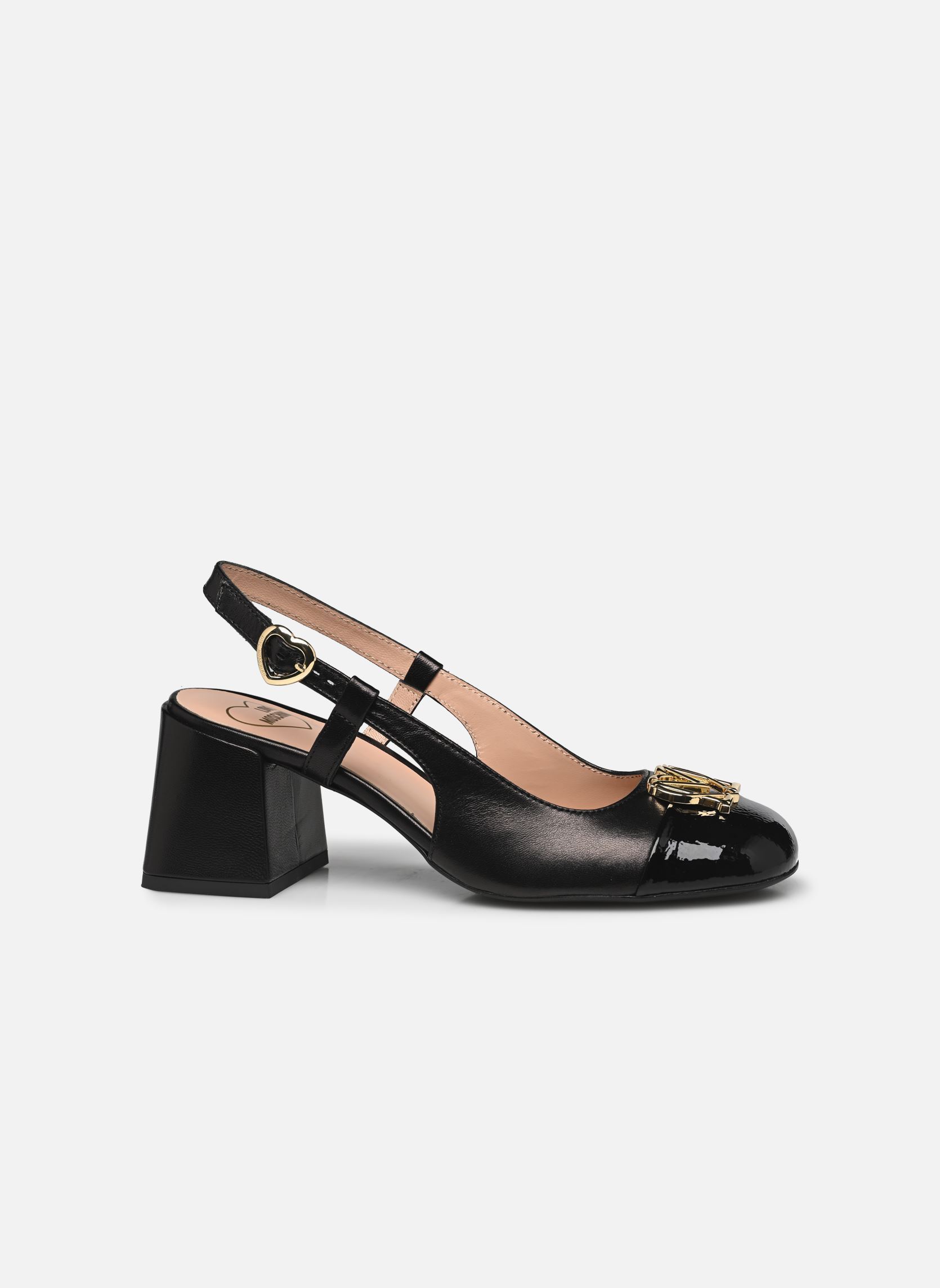 Pumps mit Riemchen LM MONOGRAM JA10117G1M damen schwarz Love Moschino Pumps mit Riemchen LM MONOGRAM JA10117G1M damen schwarz BLACK/BLACK