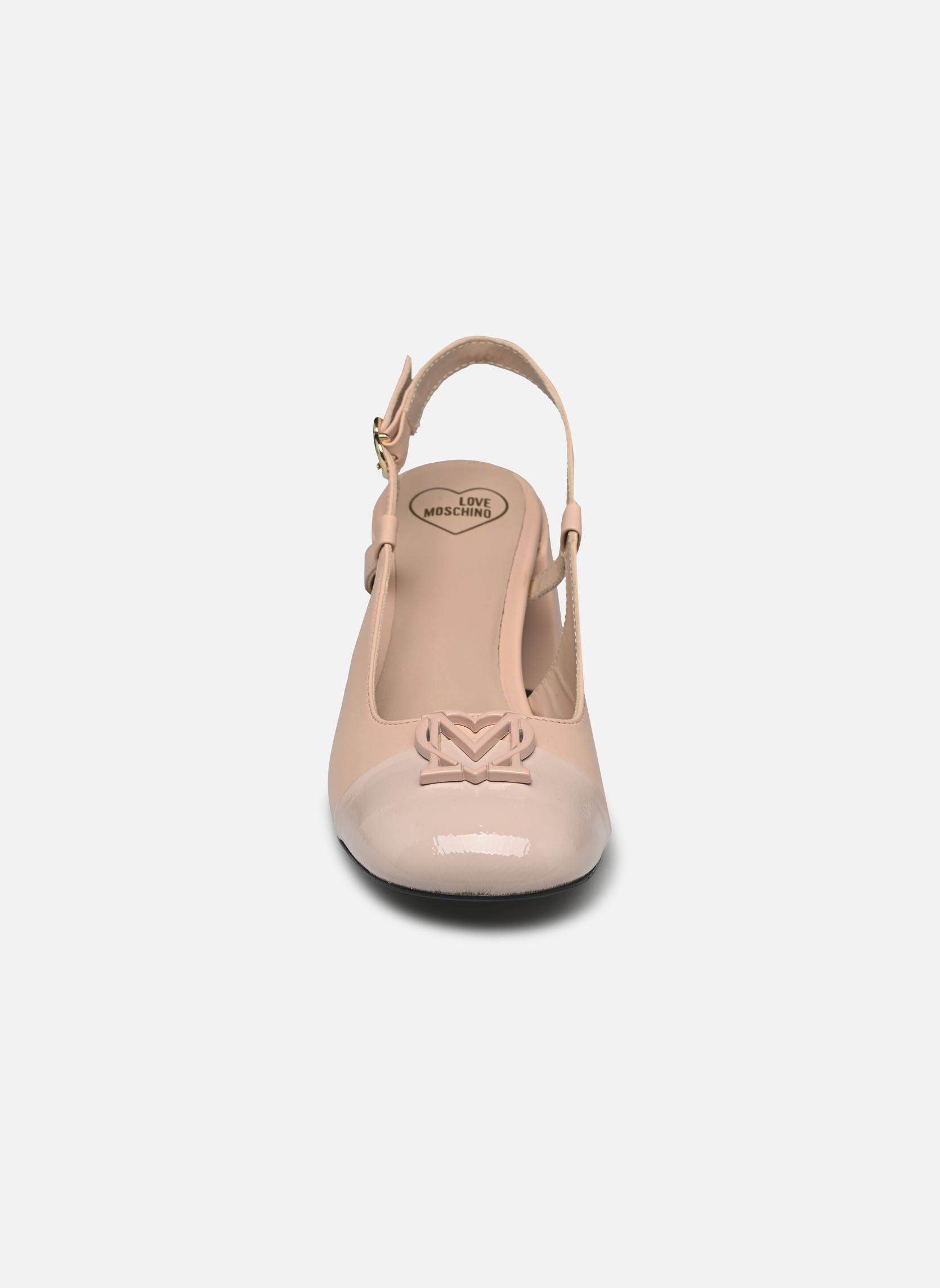 Pumps mit Riemchen LM MONOGRAM JA10117G1M damen beige Love Moschino Pumps mit Riemchen LM MONOGRAM JA10117G1M damen beige POWDER/POWDER