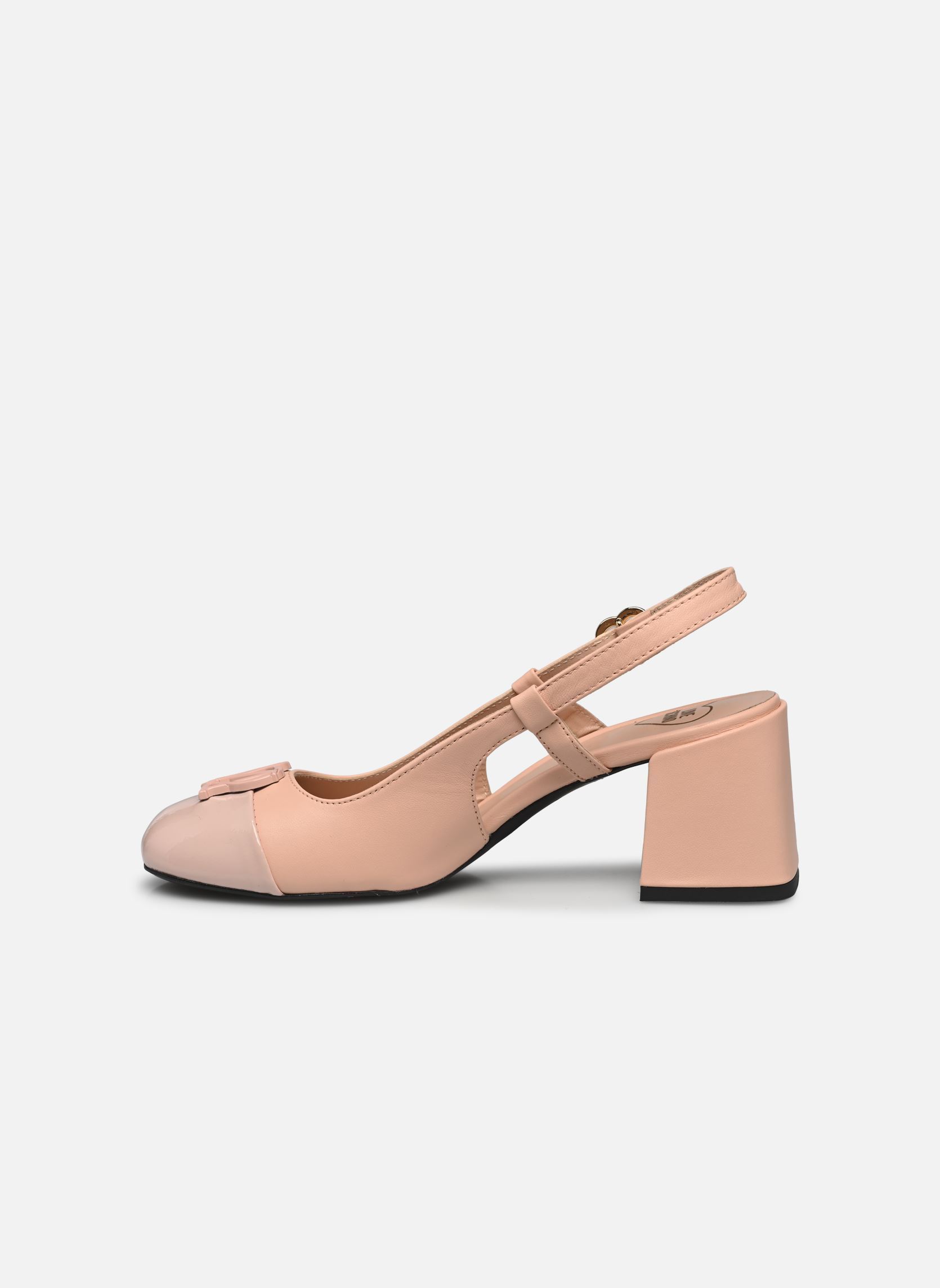 Pumps mit Riemchen LM MONOGRAM JA10117G1M damen beige Love Moschino Pumps mit Riemchen LM MONOGRAM JA10117G1M damen beige POWDER/POWDER
