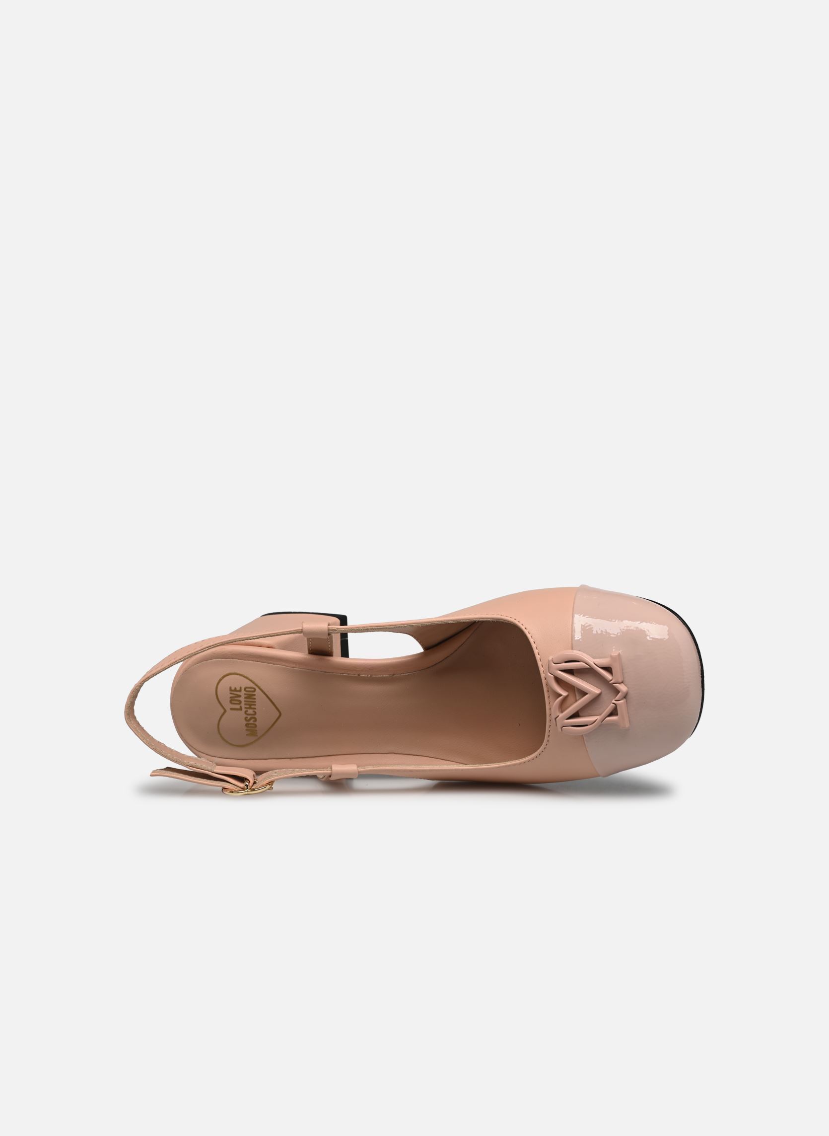 Pumps mit Riemchen LM MONOGRAM JA10117G1M damen beige Love Moschino Pumps mit Riemchen LM MONOGRAM JA10117G1M damen beige POWDER/POWDER