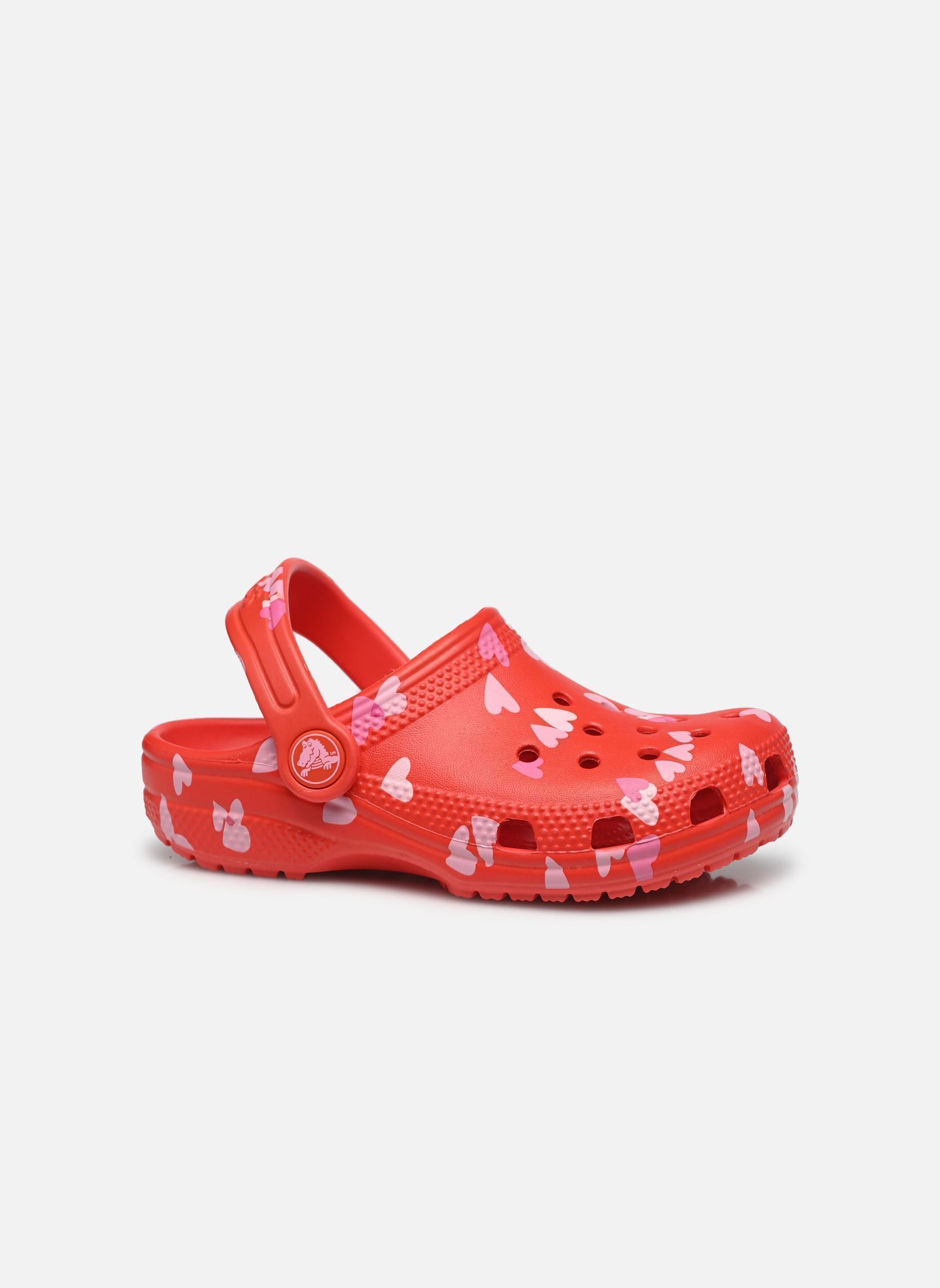 Ciabattine e Sabots Classic VDay Clog K bambina multicolore Crocs Ciabattine e Sabots Classic VDay Clog K bambina multicolore Cherry Red
