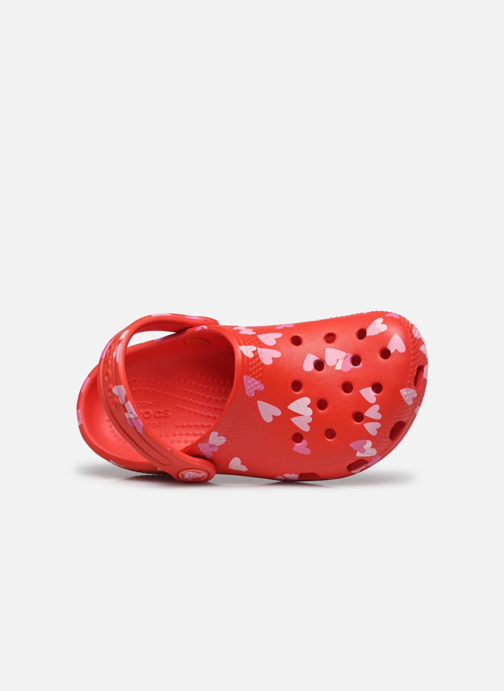 Ciabattine e Sabots Classic VDay Clog K bambina multicolore Crocs Ciabattine e Sabots Classic VDay Clog K bambina multicolore Cherry Red
