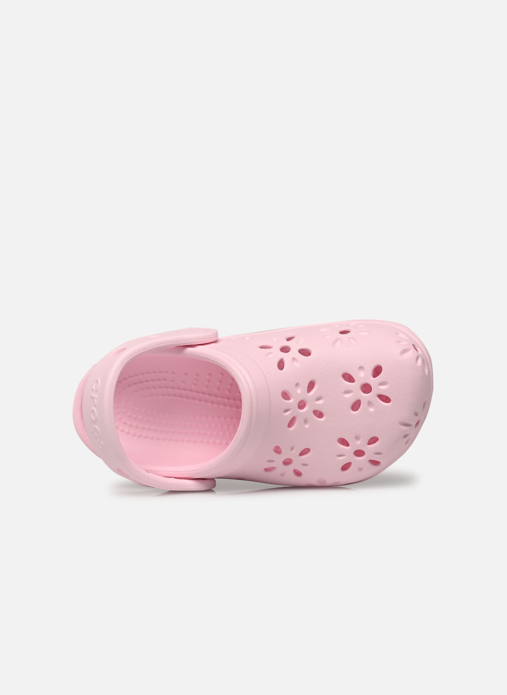 Mules et sabots Classic Floral Cut Out Clog K fille rose Crocs Mules et sabots Classic Floral Cut Out Clog K fille rose Pink Milk
