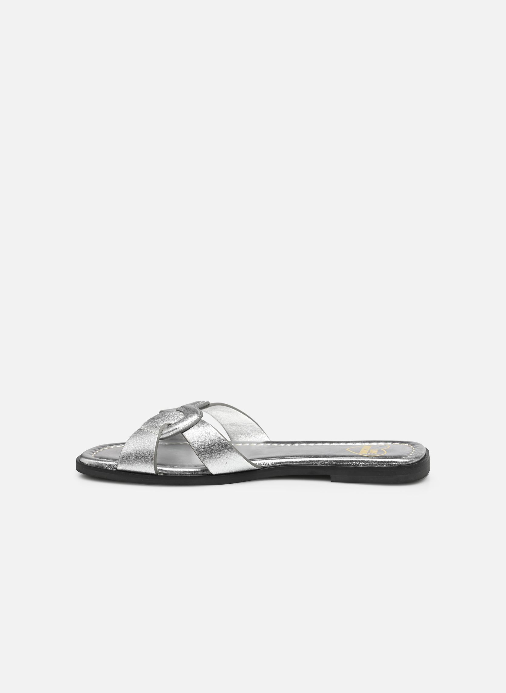 Mules et sabots FILLED HEART JA28092G1M femme argent Love Moschino Mules et sabots FILLED HEART JA28092G1M femme argent SILVER