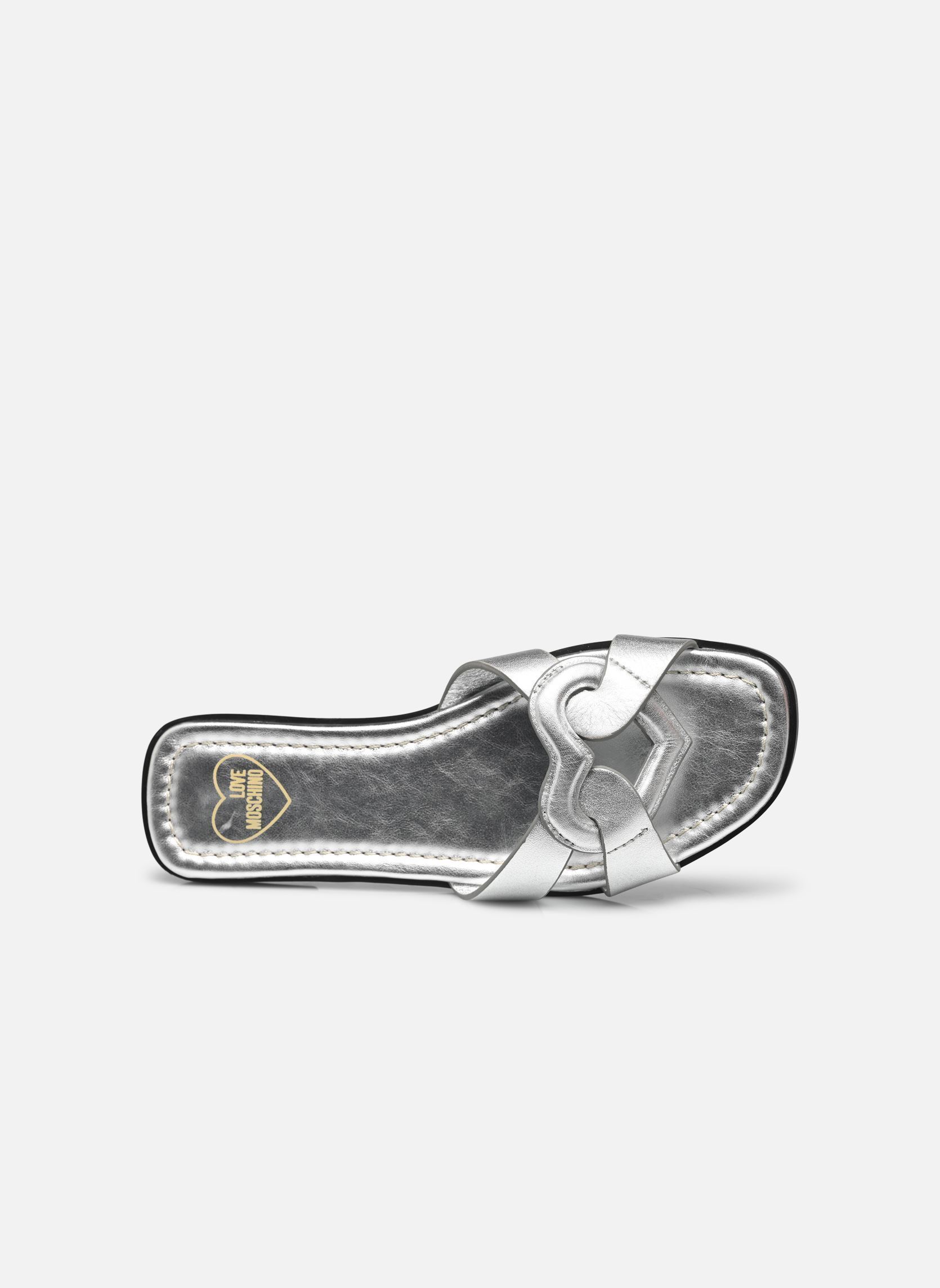 Mules et sabots FILLED HEART JA28092G1M femme argent Love Moschino Mules et sabots FILLED HEART JA28092G1M femme argent SILVER