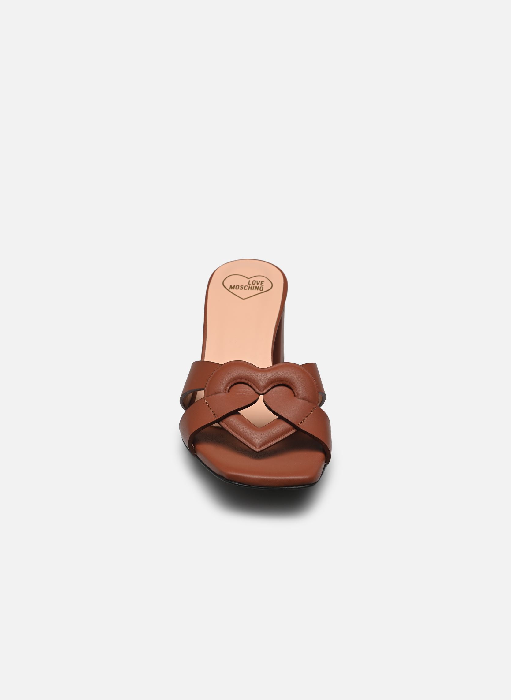 Pantoletten und Clogs FILLED HEART JA28065G1M damen braun Love Moschino Pantoletten und Clogs FILLED HEART JA28065G1M damen braun CAMEL
