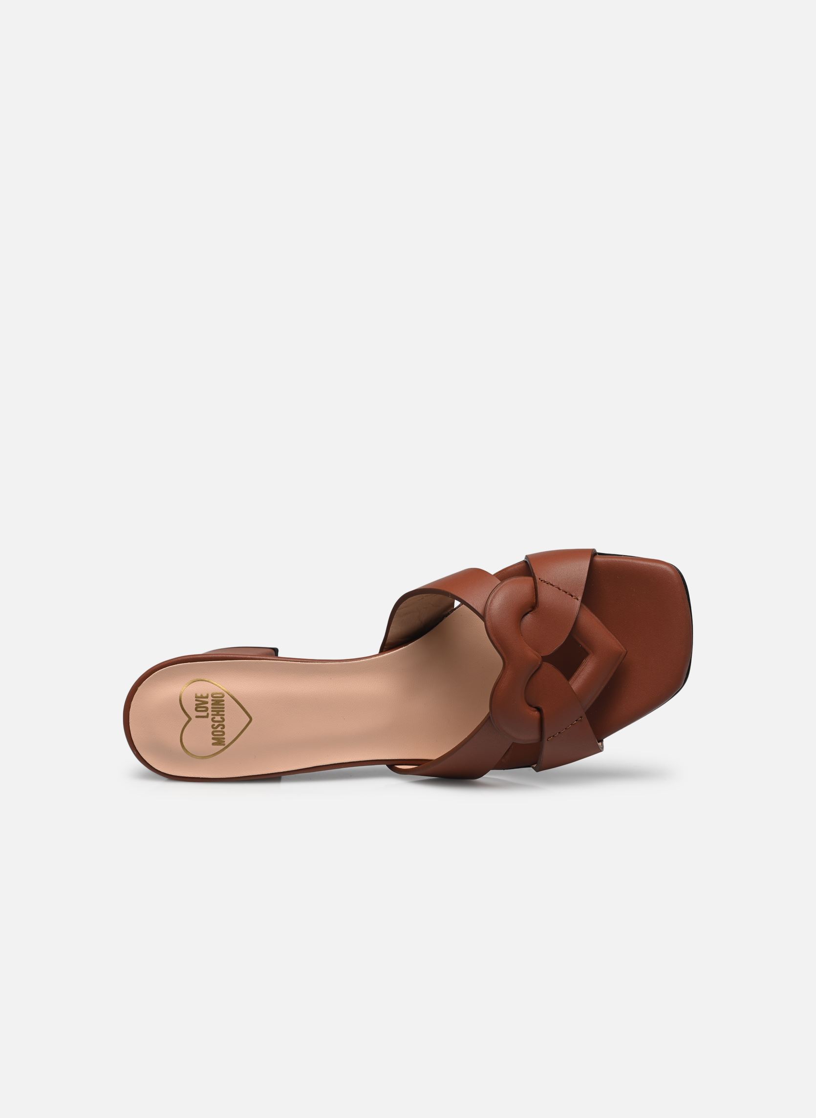 Pantoletten und Clogs FILLED HEART JA28065G1M damen braun Love Moschino Pantoletten und Clogs FILLED HEART JA28065G1M damen braun CAMEL