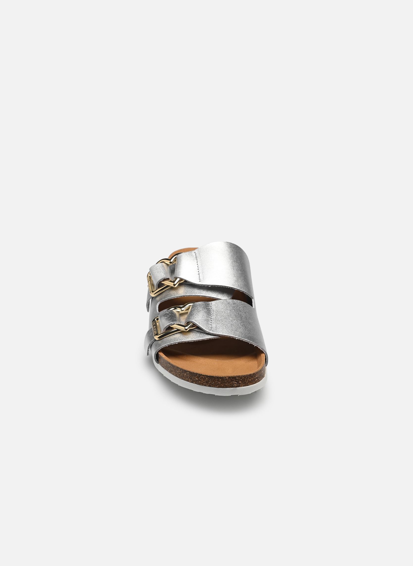 Mules et sabots LOVE MOSCHINO SLIDES JA28273G1M femme argent Love Moschino Mules et sabots LOVE MOSCHINO SLIDES JA28273G1M femme argent SILVER