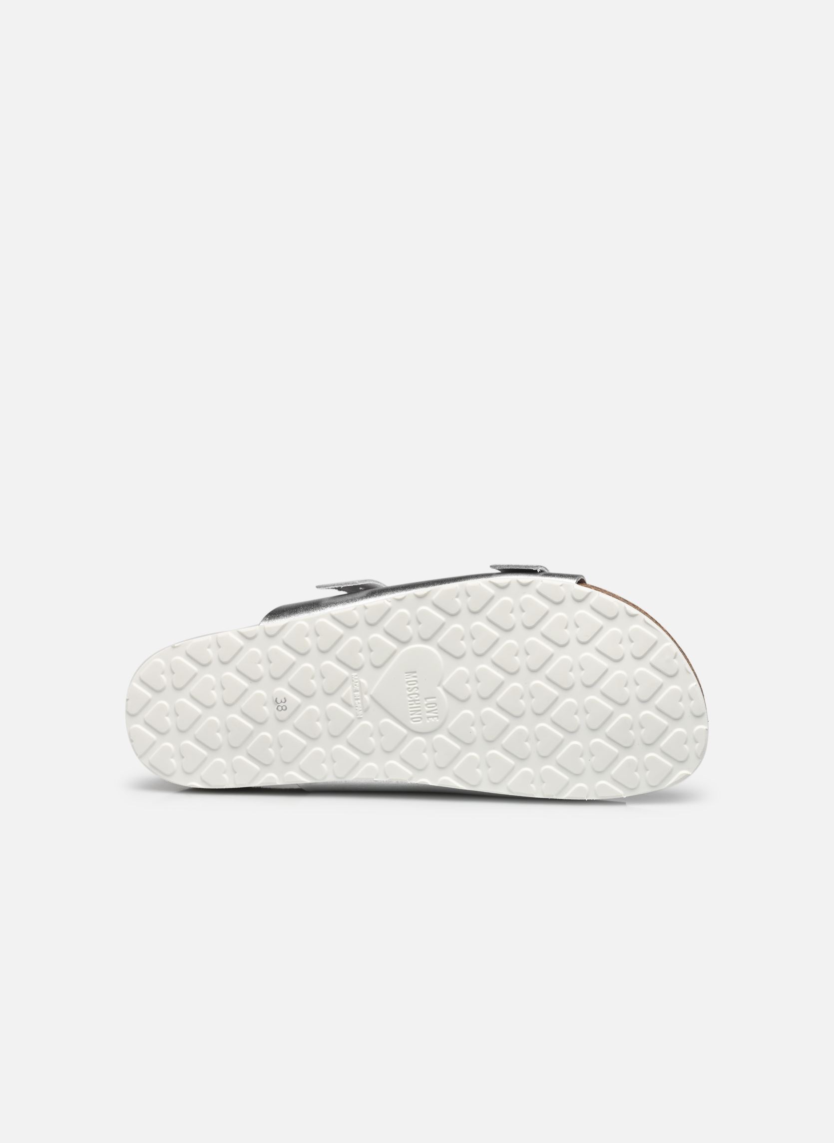 Mules et sabots LOVE MOSCHINO SLIDES JA28273G1M femme argent Love Moschino Mules et sabots LOVE MOSCHINO SLIDES JA28273G1M femme argent SILVER