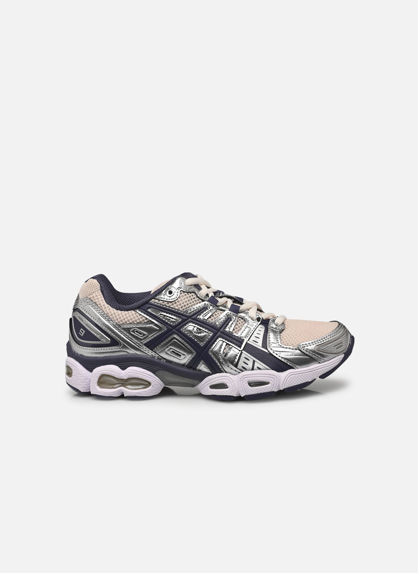Baskets Gel-Nimbus 9 W femme multicolore Asics Baskets Gel-Nimbus 9 W femme multicolore Oatmeal/Indigo Fog