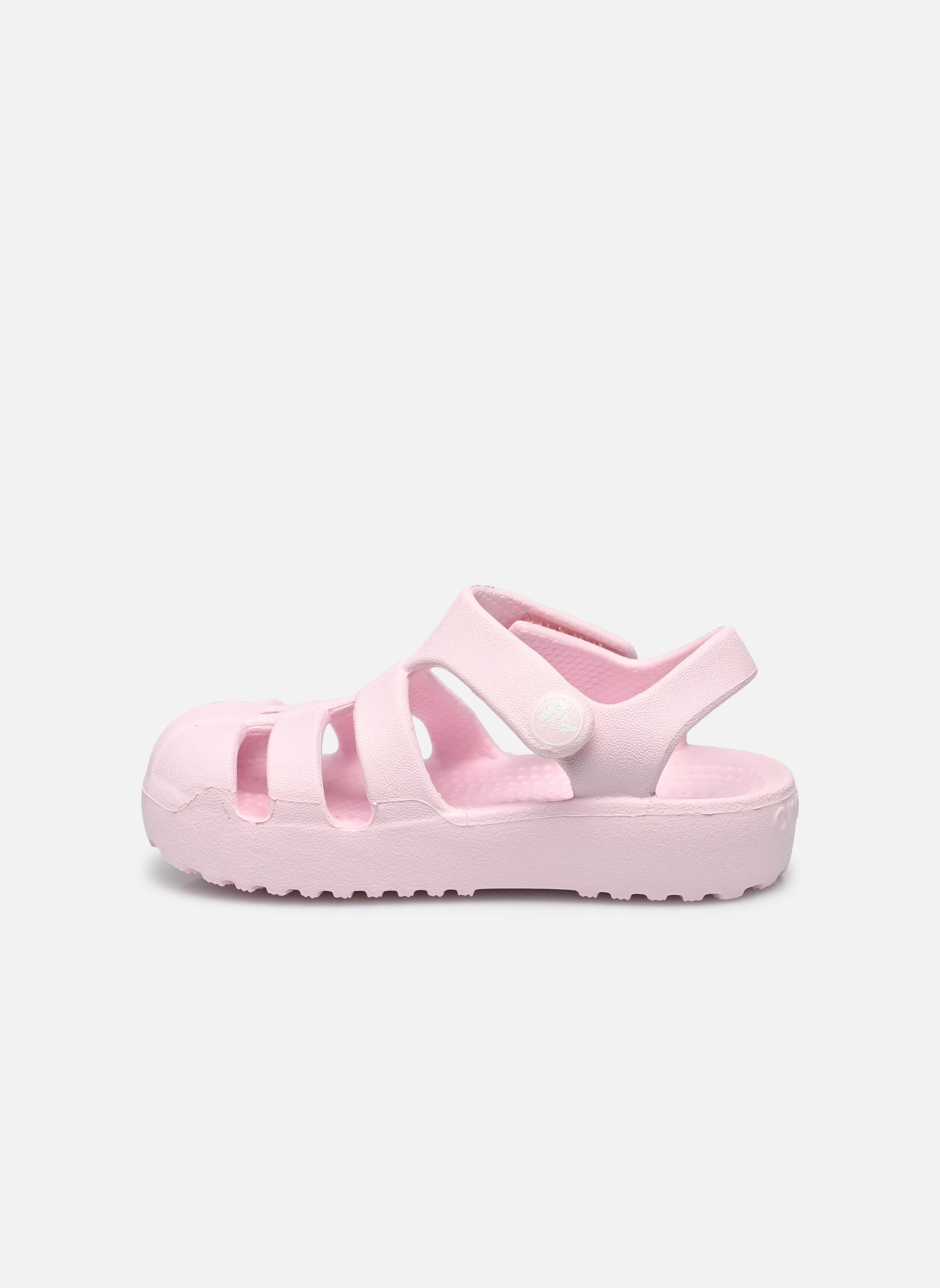 Sandalen Classic Fisherman T mädchen rosa Crocs Sandalen Classic Fisherman T mädchen rosa PINK MILK