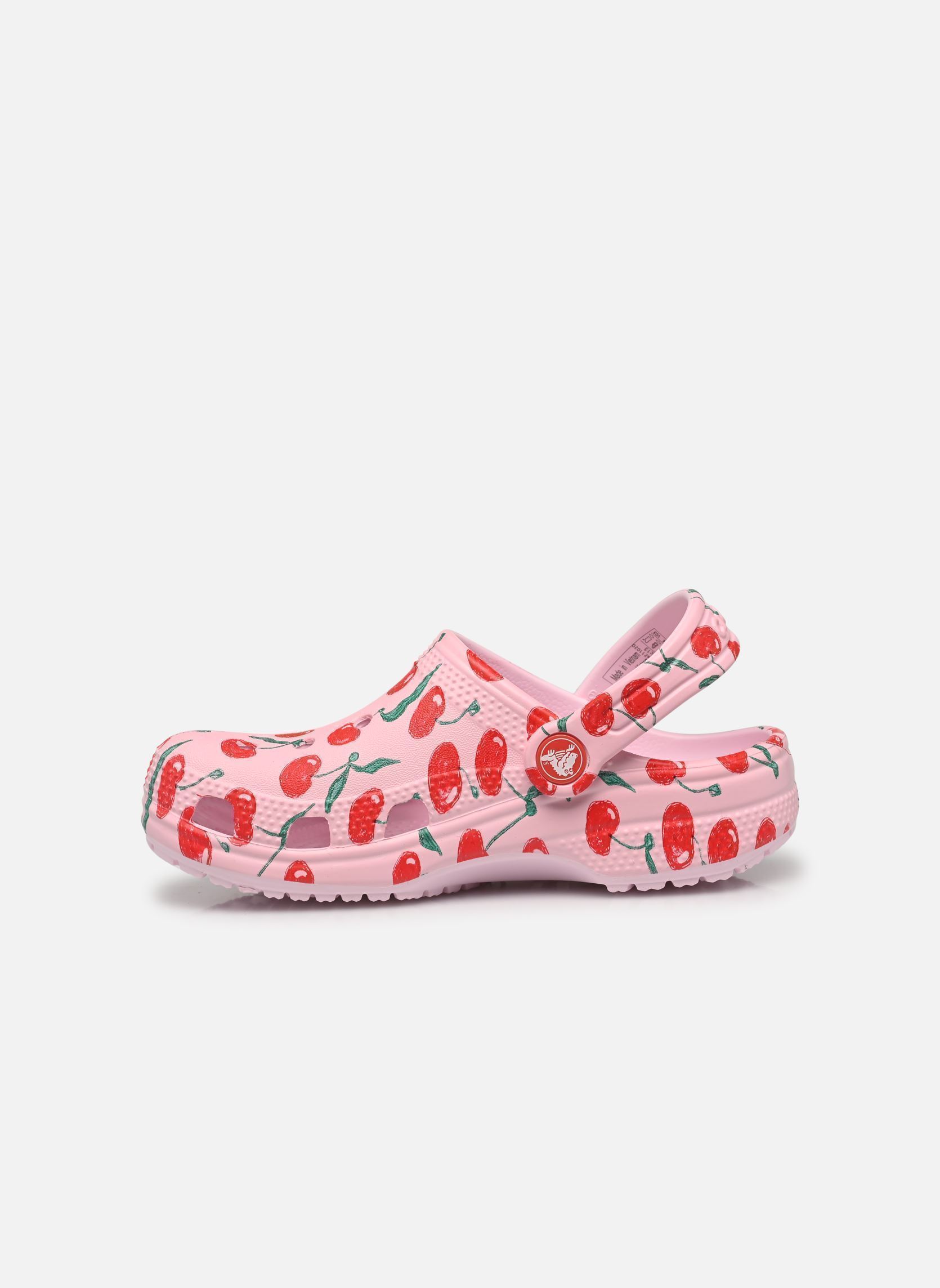 Pantoletten und Clogs Classic Fresh Fruits Clog K mädchen rosa Crocs Pantoletten und Clogs Classic Fresh Fruits Clog K mädchen rosa PINK MILK