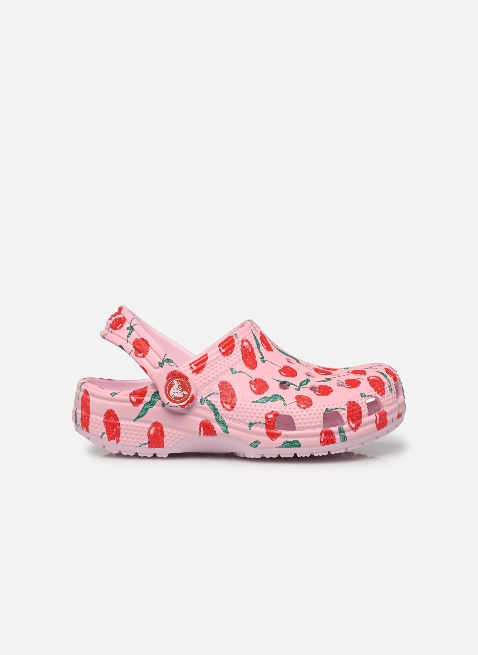 Pantoletten und Clogs Classic Fresh Fruits Clog K mädchen rosa Crocs Pantoletten und Clogs Classic Fresh Fruits Clog K mädchen rosa PINK MILK