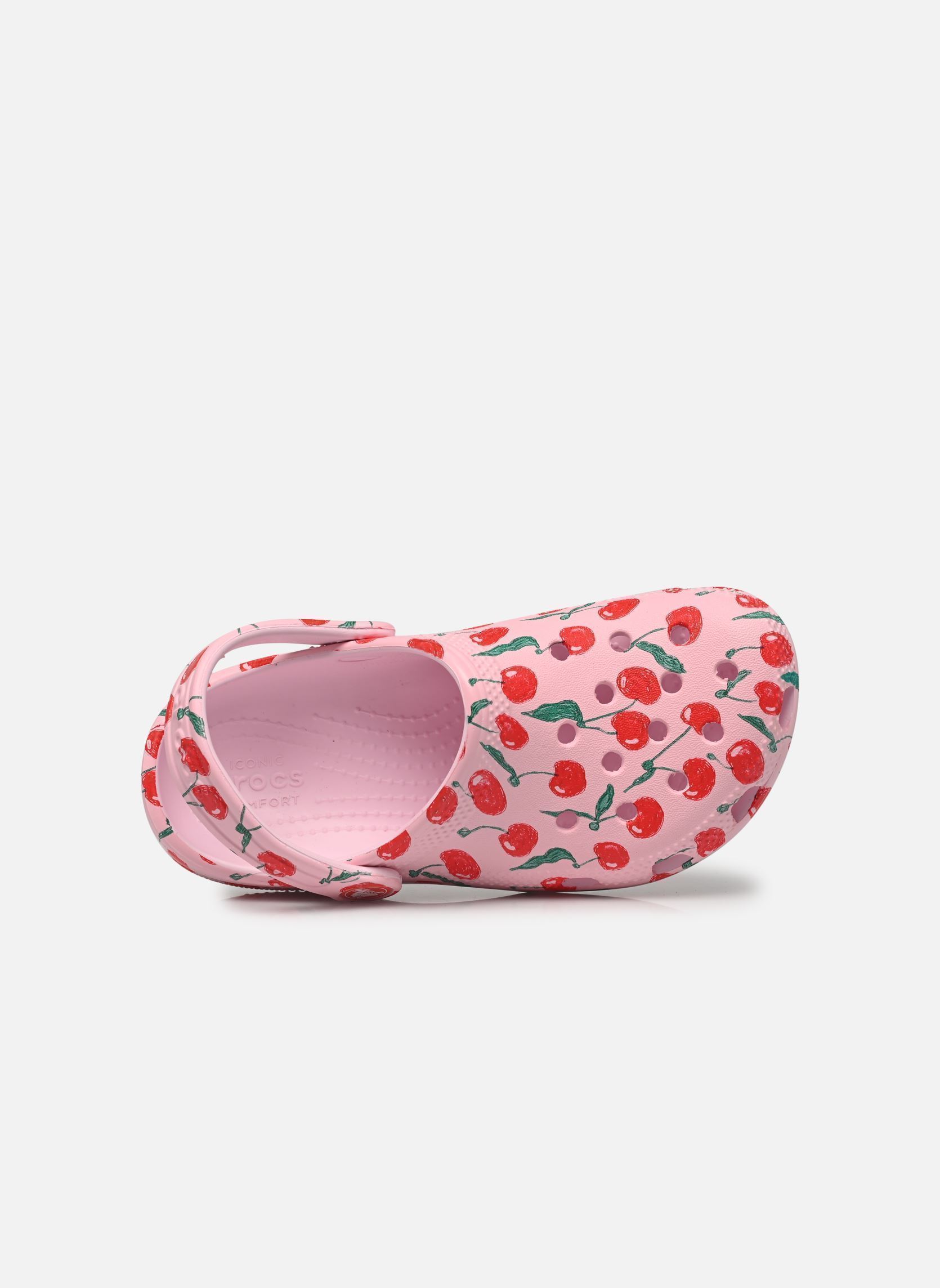 Pantoletten und Clogs Classic Fresh Fruits Clog K mädchen rosa Crocs Pantoletten und Clogs Classic Fresh Fruits Clog K mädchen rosa PINK MILK