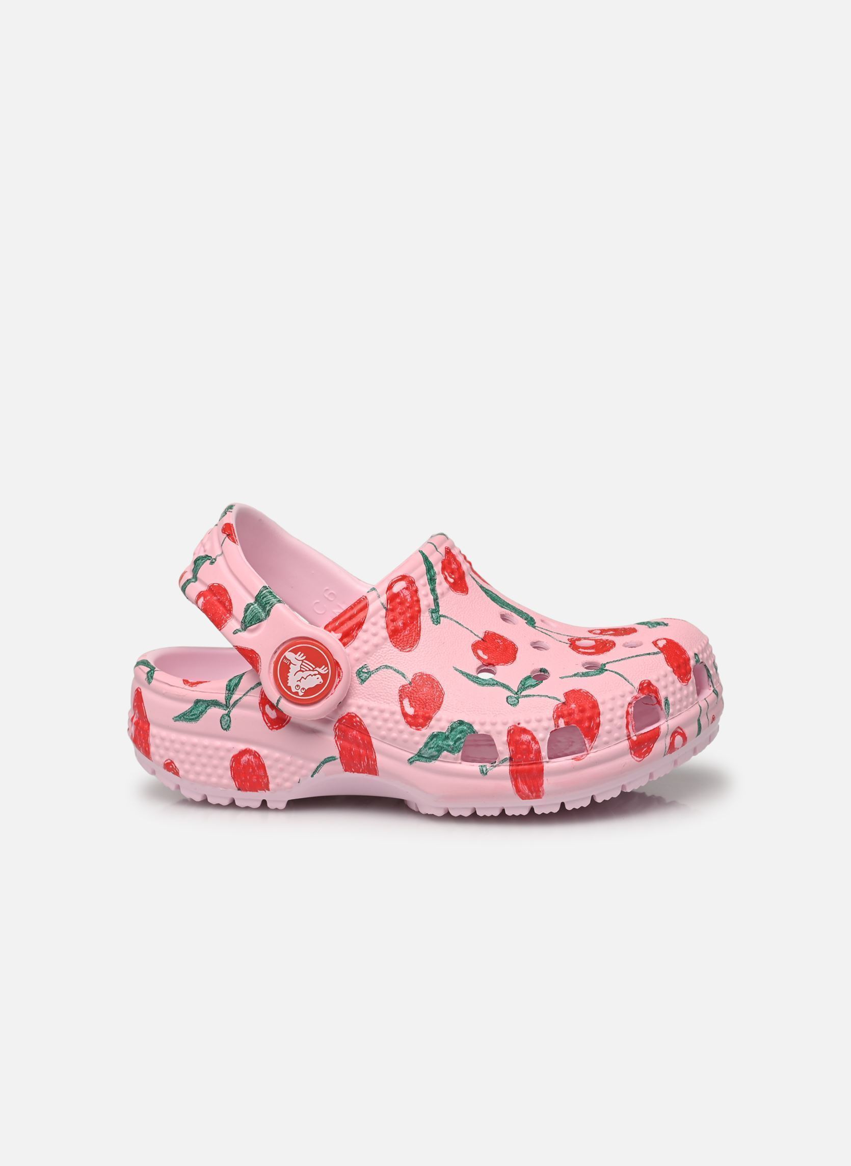Pantoletten und Clogs Classic Fresh Fruits Clog T mädchen rosa Crocs Pantoletten und Clogs Classic Fresh Fruits Clog T mädchen rosa PINK MILK