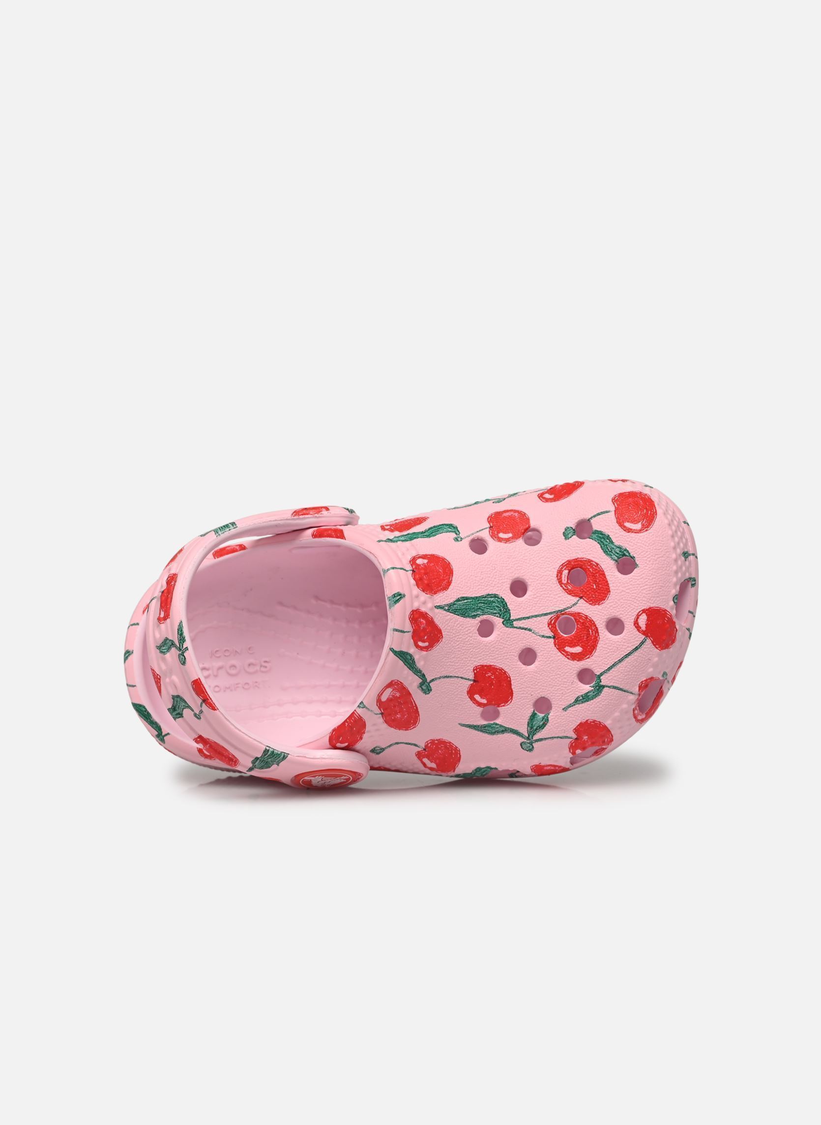 Pantoletten und Clogs Classic Fresh Fruits Clog T mädchen rosa Crocs Pantoletten und Clogs Classic Fresh Fruits Clog T mädchen rosa PINK MILK