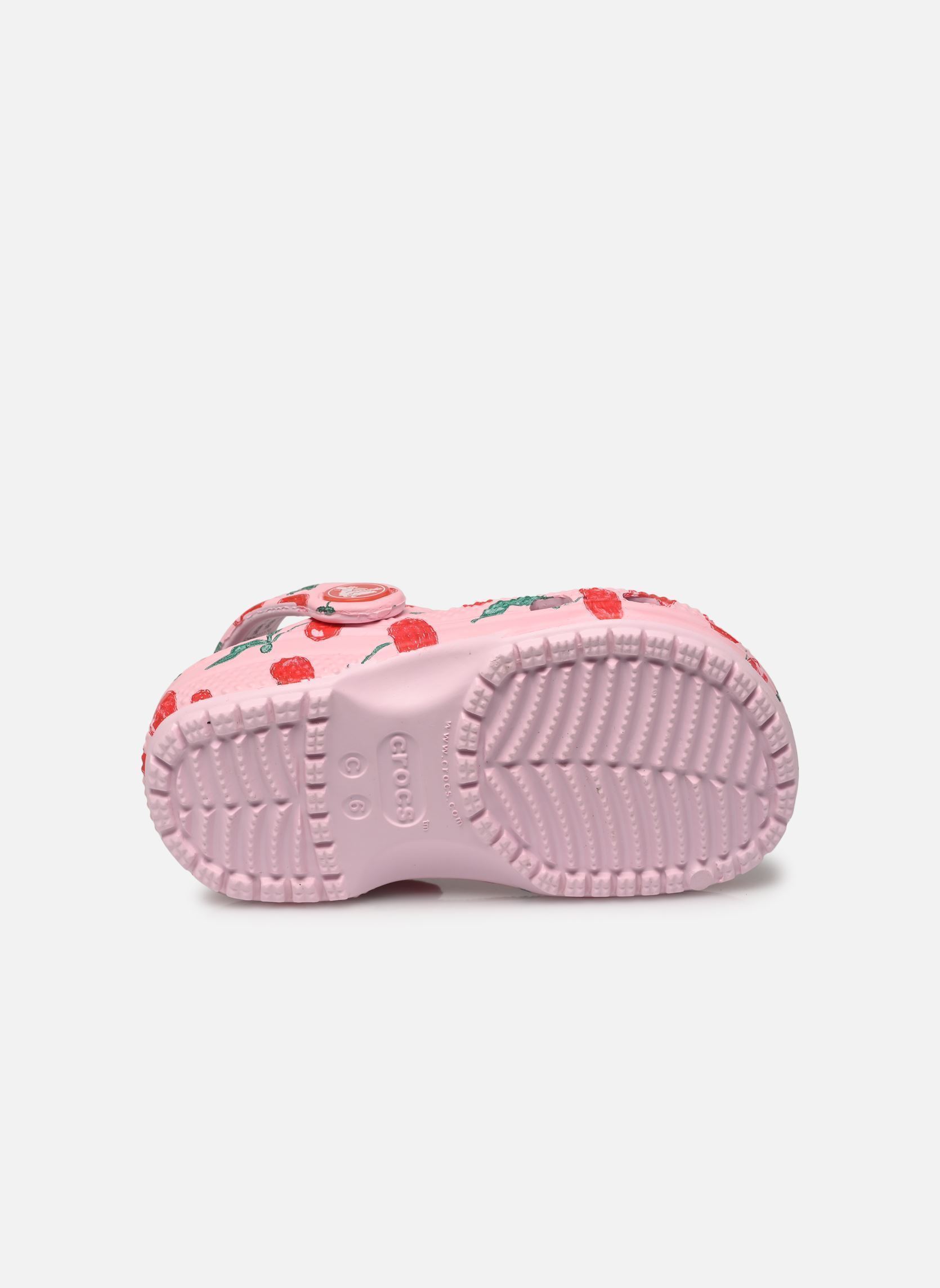 Pantoletten und Clogs Classic Fresh Fruits Clog T mädchen rosa Crocs Pantoletten und Clogs Classic Fresh Fruits Clog T mädchen rosa PINK MILK