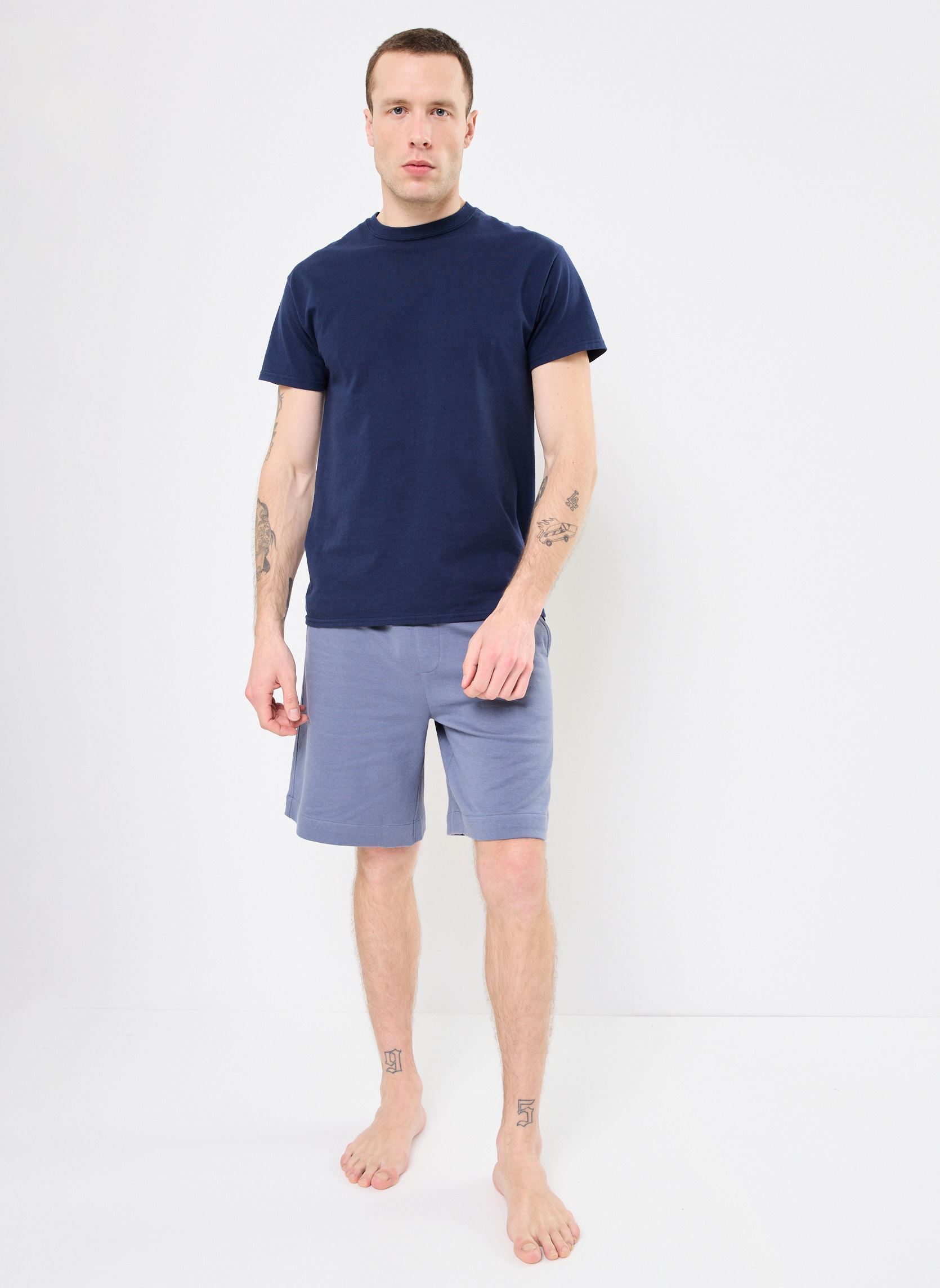 Sportshorts Sleep Short 000NM2707E heren blauw Calvin Klein Sportshorts Sleep Short 000NM2707E heren blauw GRISAILLE