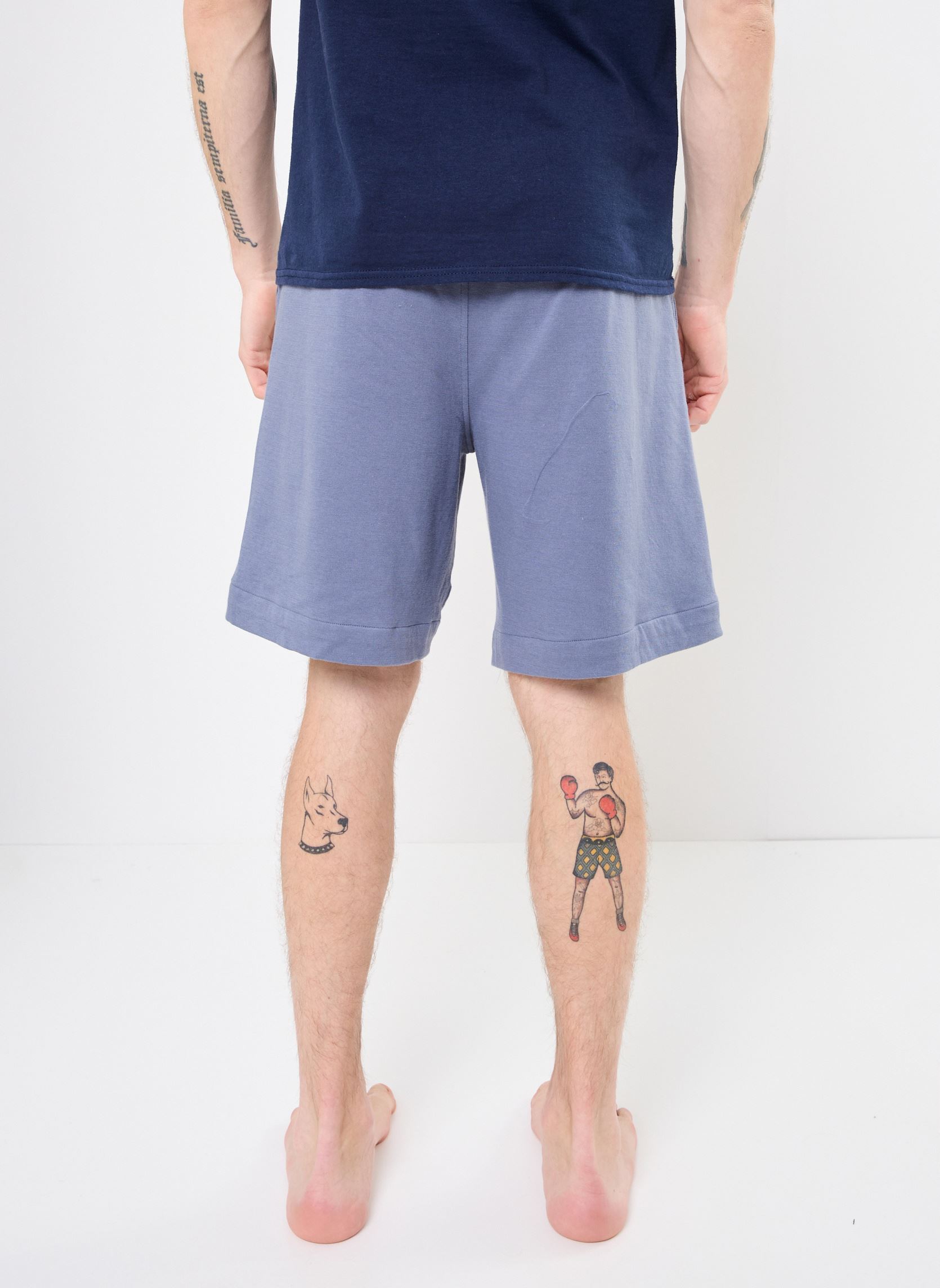 Sportshorts Sleep Short 000NM2707E heren blauw Calvin Klein Sportshorts Sleep Short 000NM2707E heren blauw GRISAILLE
