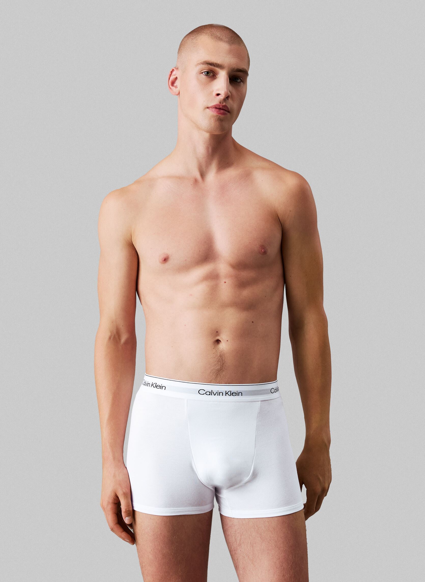 Sportondergoed Relaxed Dart Trunk 3 LV00NB4286 heren wit Calvin Klein Sportondergoed Relaxed Dart Trunk 3 LV00NB4286 heren wit WHITE
