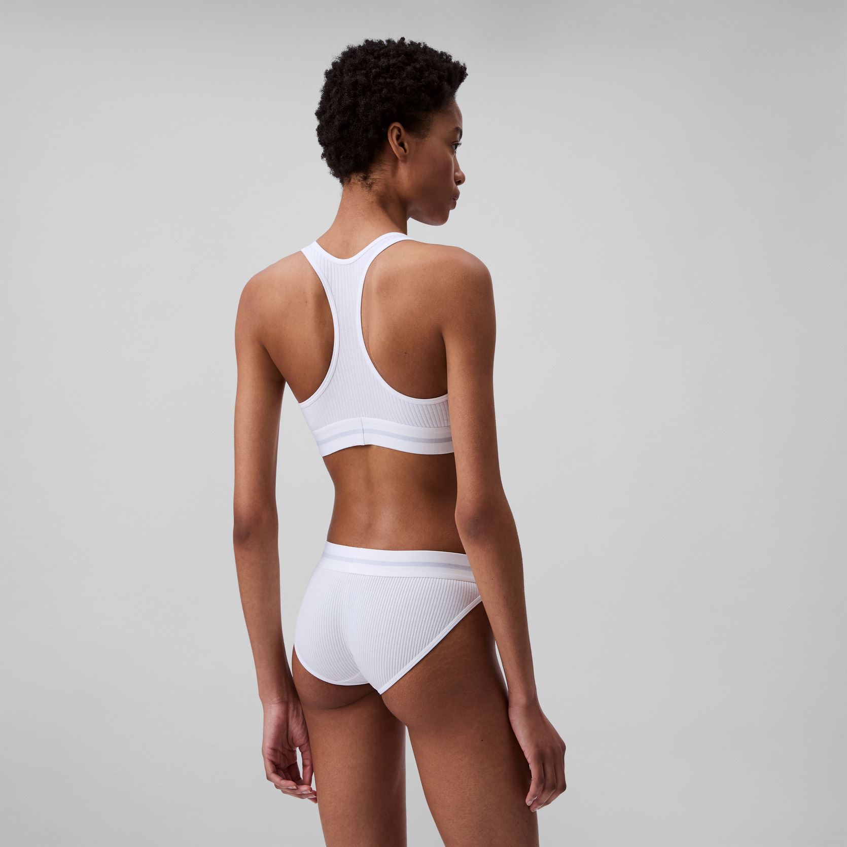 Boyshorts Bikini LV00QF8022 dames wit Calvin Klein Boyshorts Bikini LV00QF8022 dames wit WHITE