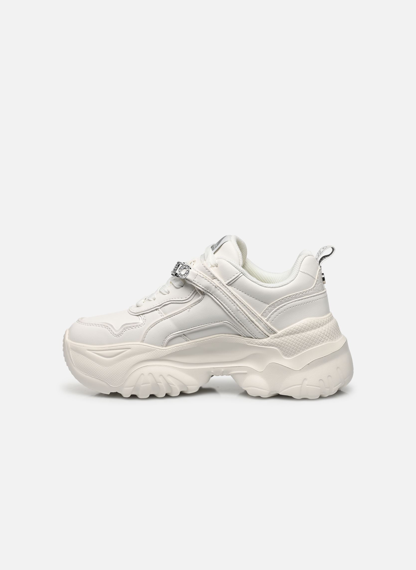 Sneaker Bliss Glam damen weiß Buffalo Sneaker Bliss Glam damen weiß White/silver