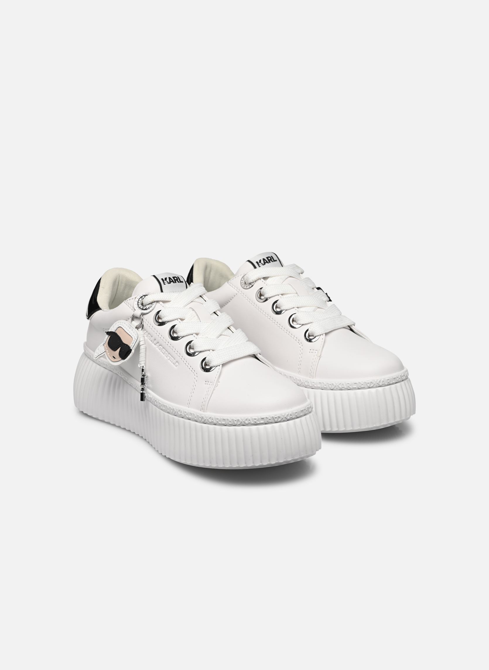 Baskets basses KREEPER LO NFT Twin Pendant Lo femme blanc Karl Lagerfeld Baskets basses KREEPER LO NFT Twin Pendant Lo femme blanc White Lthr