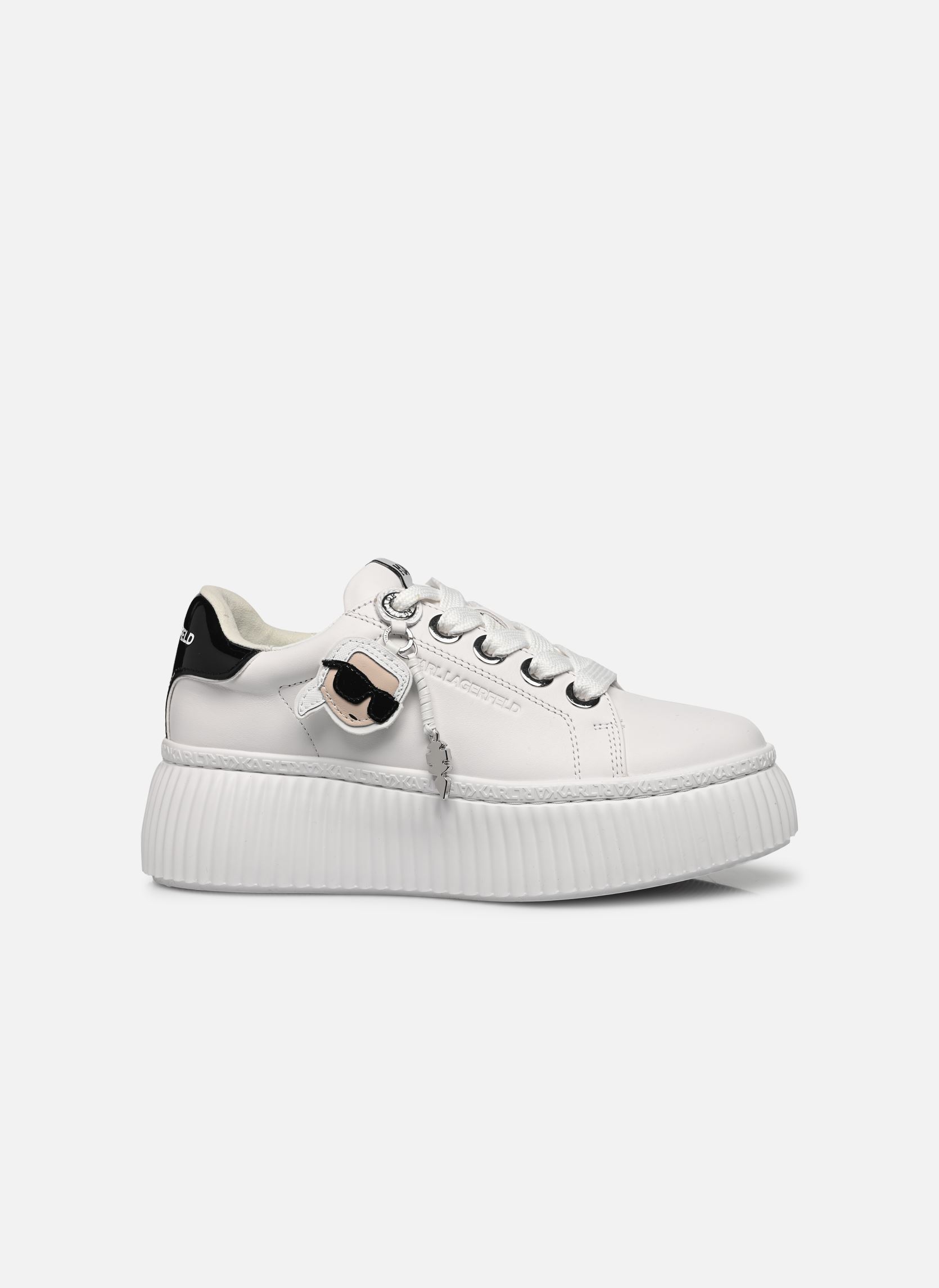 Baskets basses KREEPER LO NFT Twin Pendant Lo femme blanc Karl Lagerfeld Baskets basses KREEPER LO NFT Twin Pendant Lo femme blanc White Lthr
