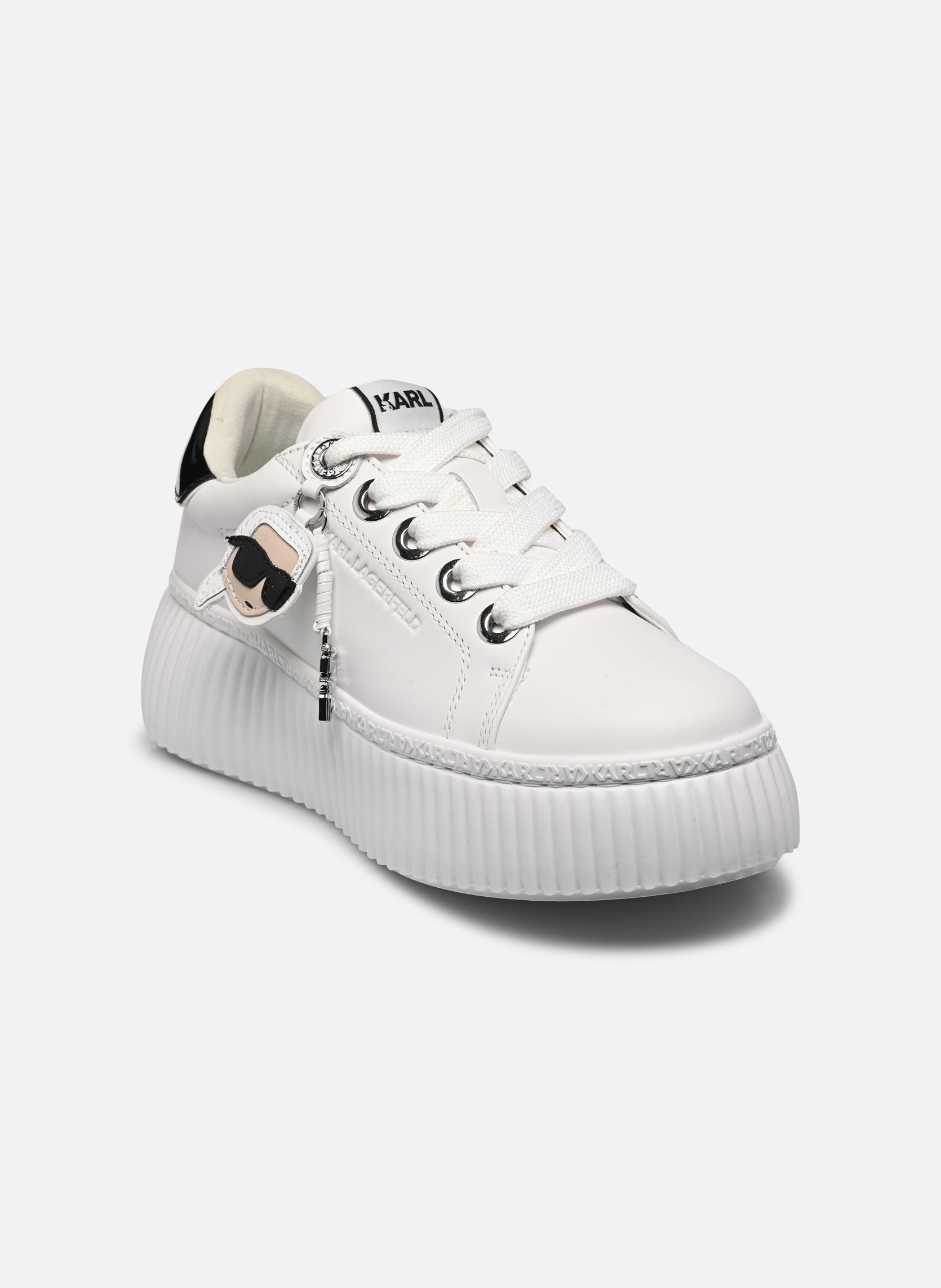 Baskets basses KREEPER LO NFT Twin Pendant Lo femme blanc Karl Lagerfeld Baskets basses KREEPER LO NFT Twin Pendant Lo femme blanc White Lthr