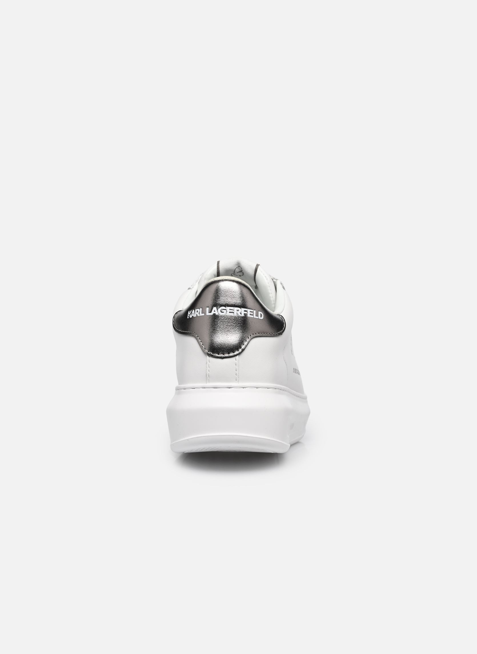 Baskets compensées KAPRI Maison Karl Lace N femme blanc Karl Lagerfeld Baskets compensées KAPRI Maison Karl Lace N femme blanc White Lthr W/Silver