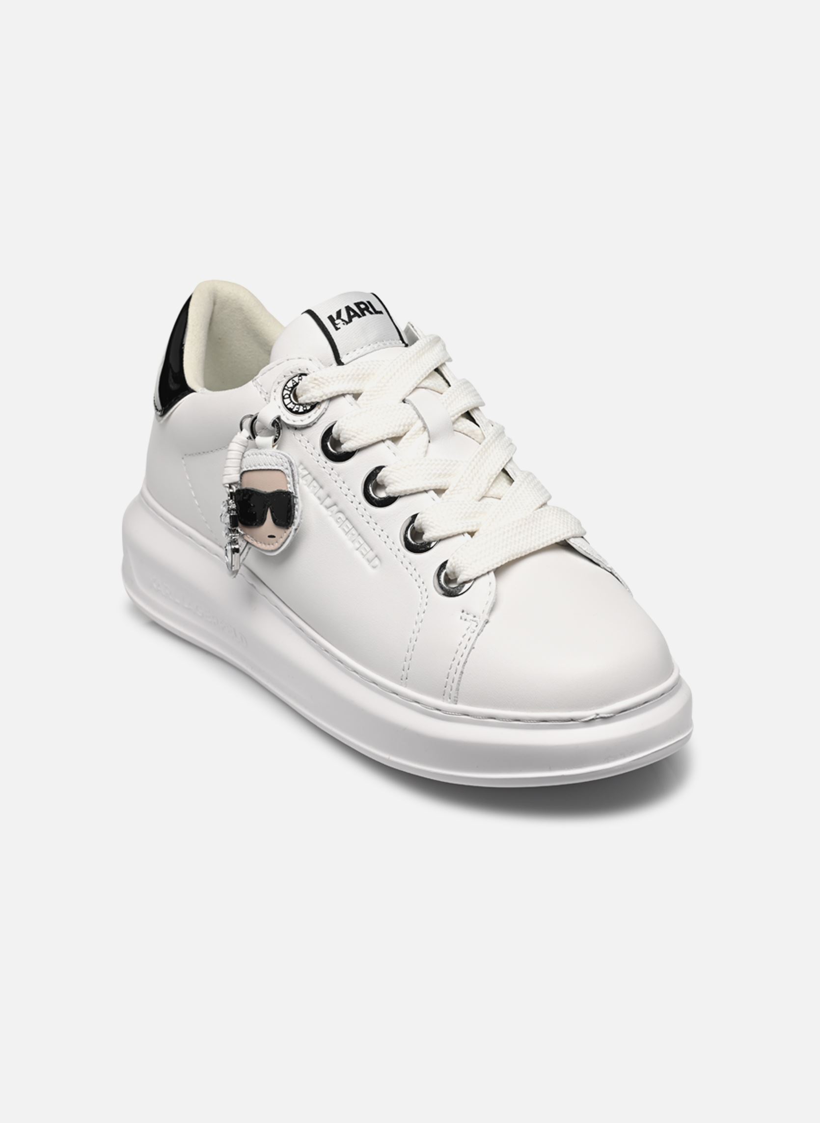 Baskets basses KAPRI Karl Twin Pendant Lo femme blanc Karl Lagerfeld Baskets basses KAPRI Karl Twin Pendant Lo femme blanc White Lthr