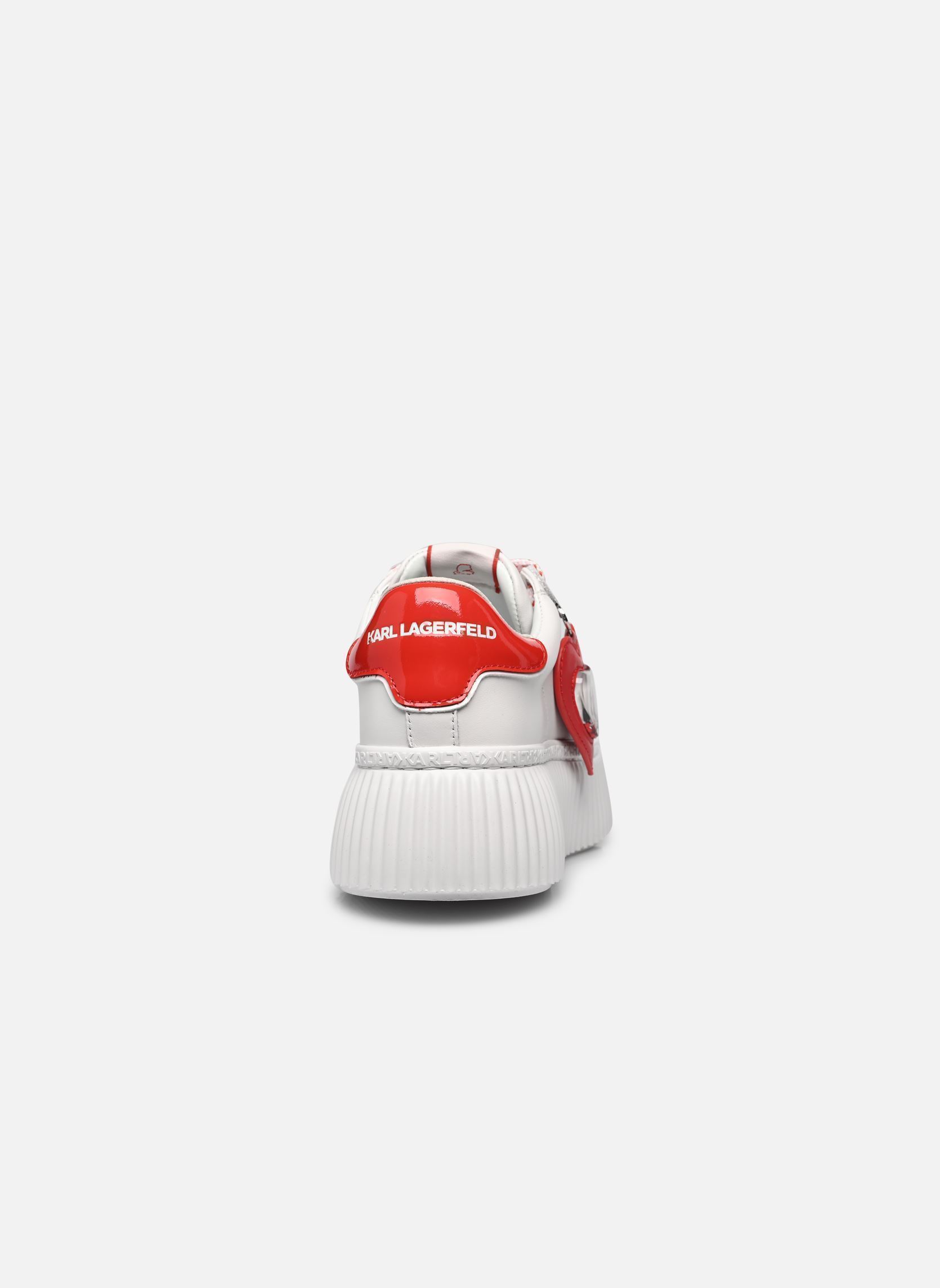 Baskets basses KREEPER LO Valentine Pendant femme blanc Karl Lagerfeld Baskets basses KREEPER LO Valentine Pendant femme blanc White Lthr w/Red