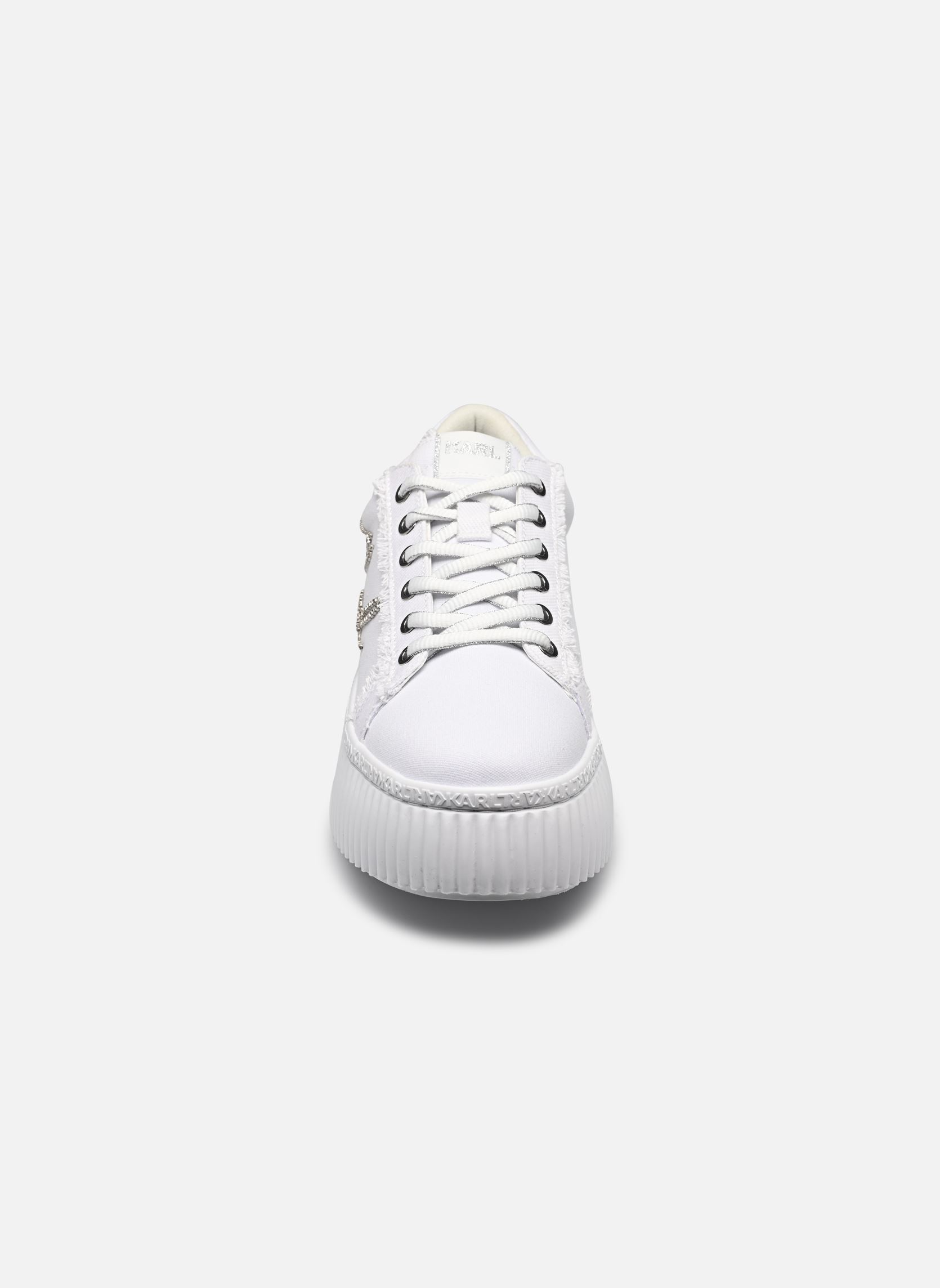 Niedrige Sneaker KREEPER LO Signia Lo Lace damen weiß Karl Lagerfeld Niedrige Sneaker KREEPER LO Signia Lo Lace damen weiß White Denim w/Silver