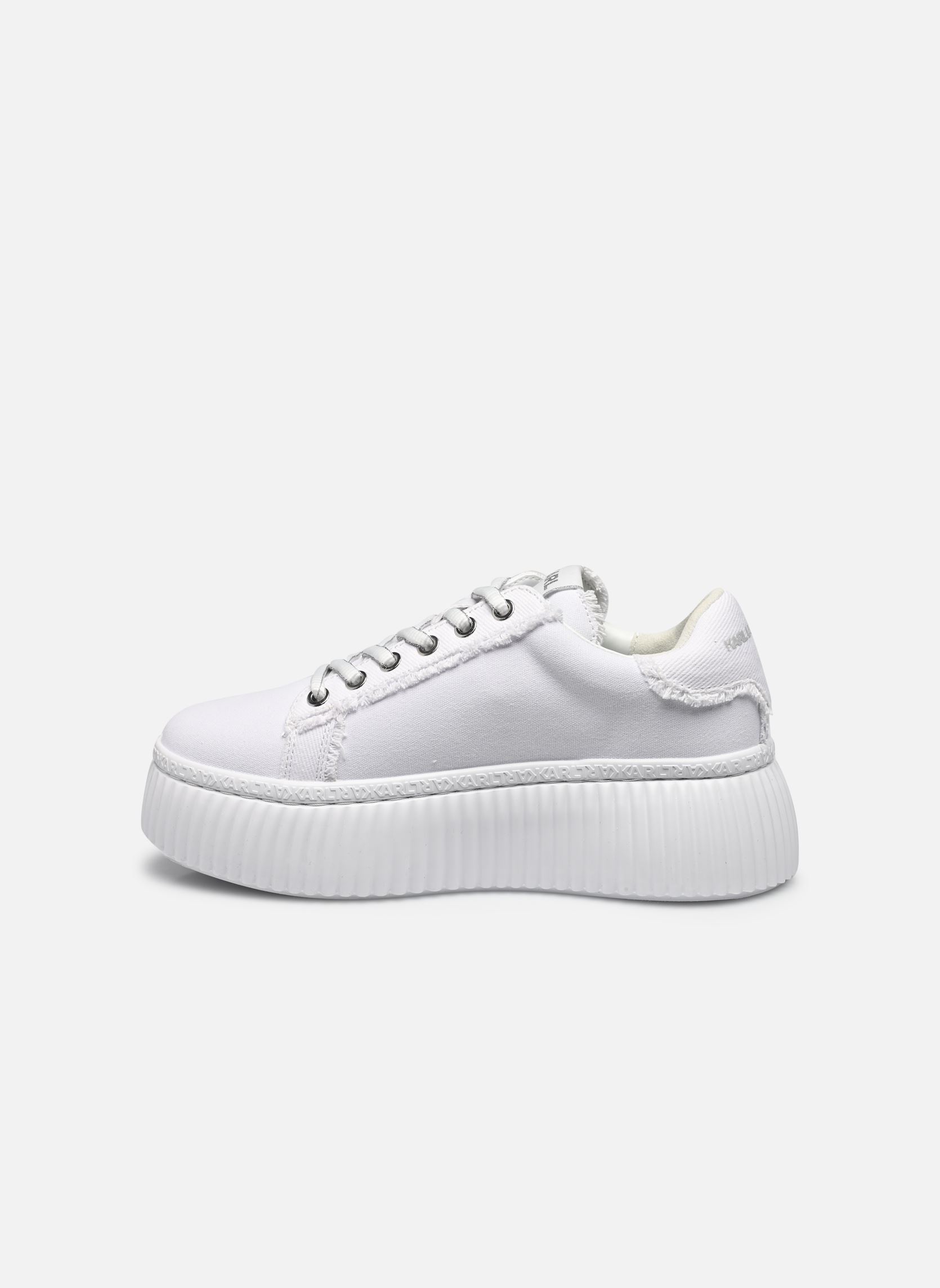 Niedrige Sneaker KREEPER LO Signia Lo Lace damen weiß Karl Lagerfeld Niedrige Sneaker KREEPER LO Signia Lo Lace damen weiß White Denim w/Silver