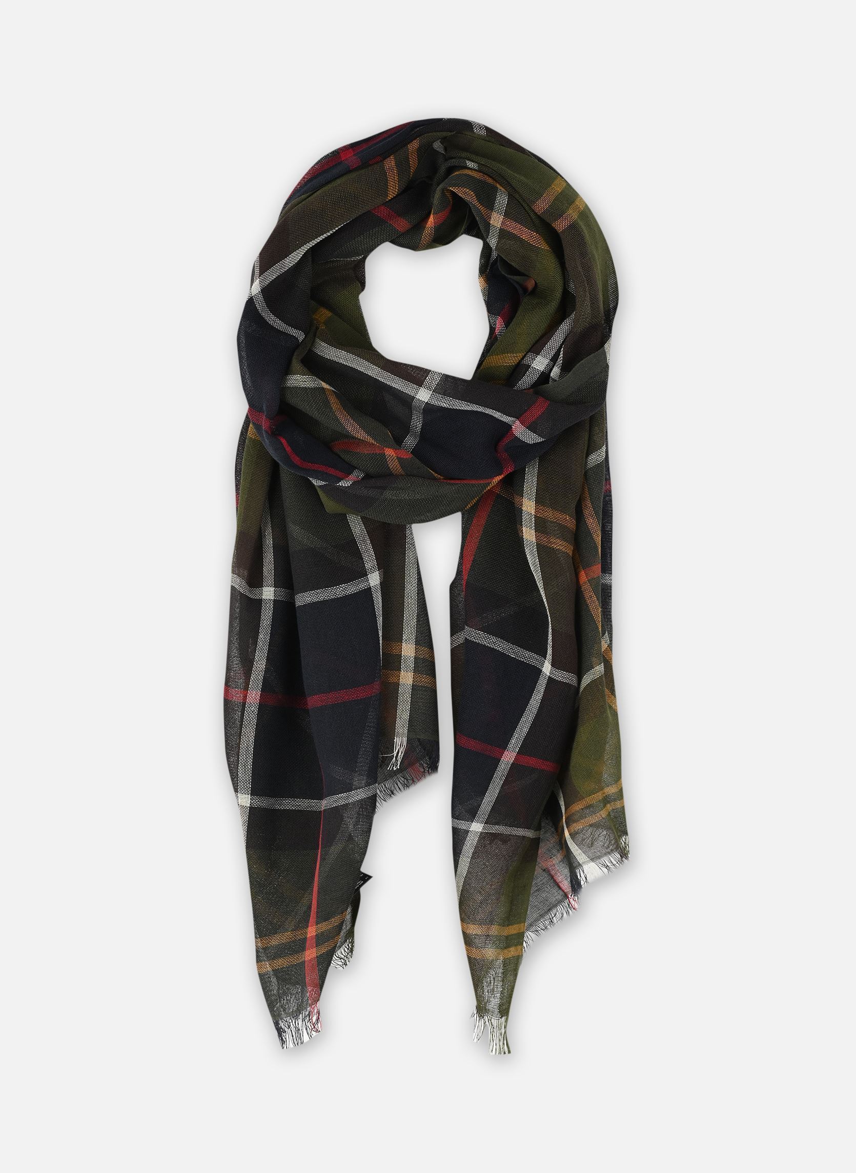 Echarpes WELTON TARTAN SCARF homme vert Barbour Echarpes WELTON TARTAN SCARF homme vert CLASSIC TARTAN