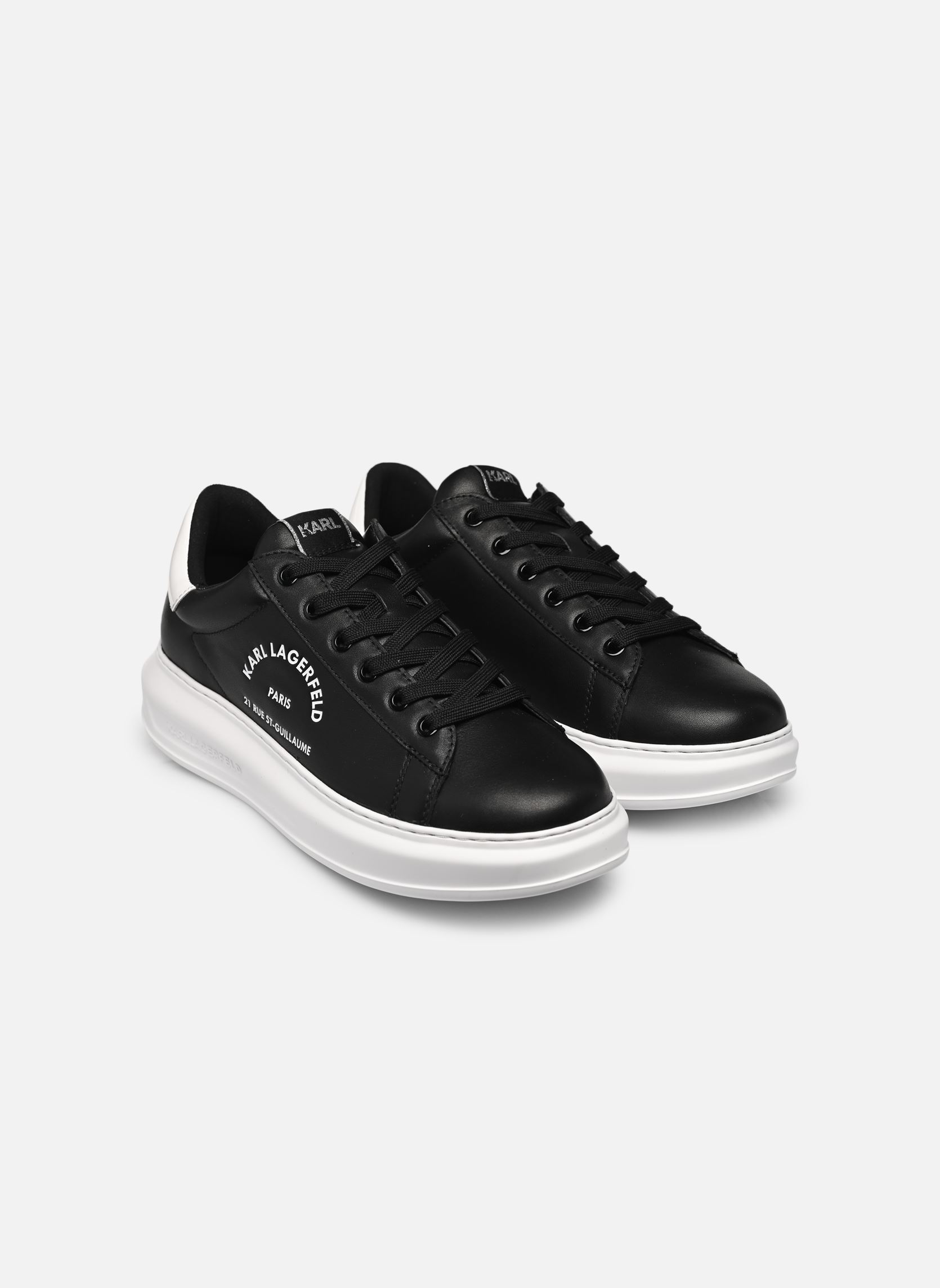 Baskets basses KAPRI MENS Maison Karl Lace N homme noir Karl Lagerfeld Baskets basses KAPRI MENS Maison Karl Lace N homme noir Black Lthr