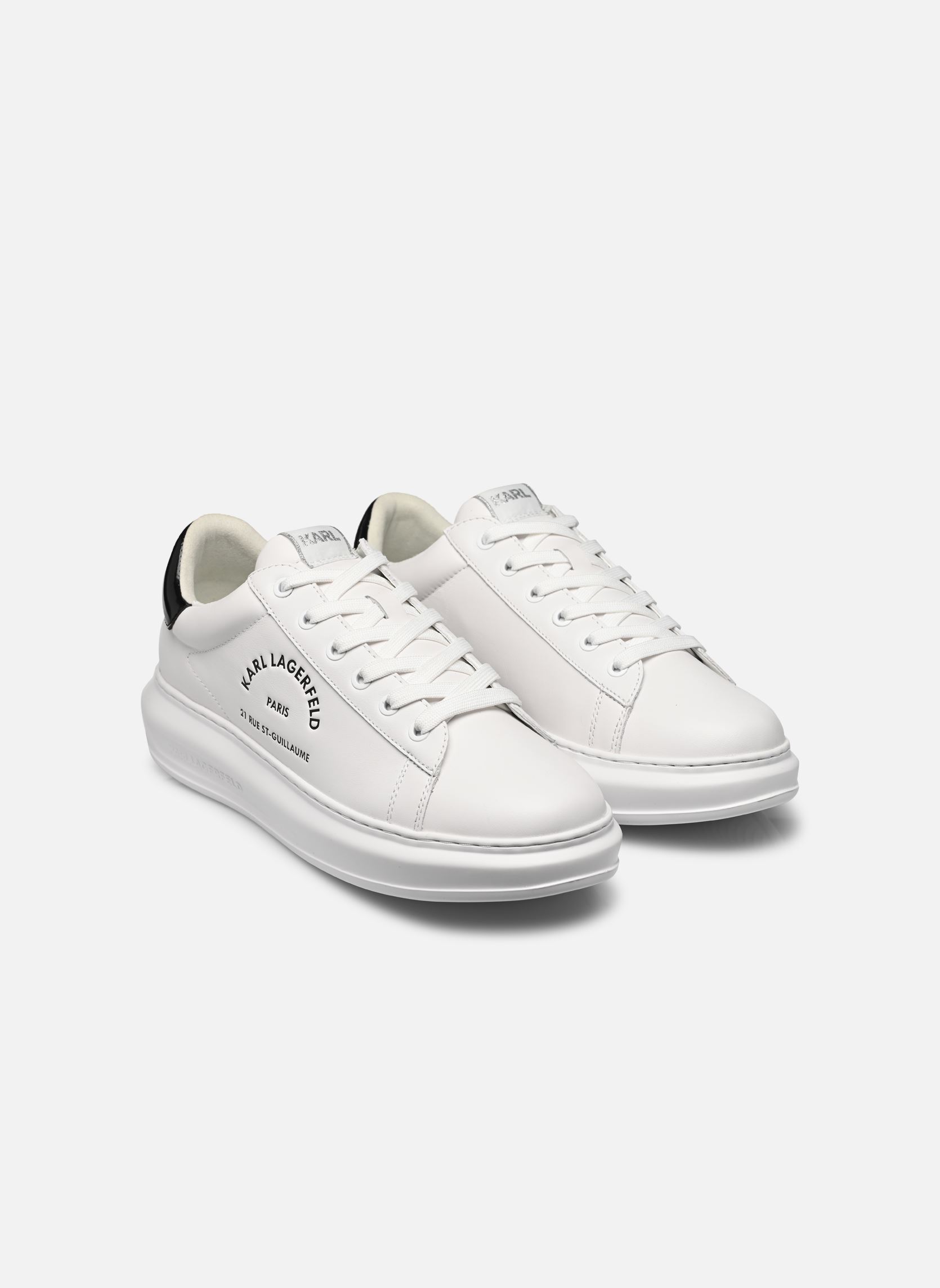 Baskets basses KAPRI MENS Maison Karl Lace N homme blanc Karl Lagerfeld Baskets basses KAPRI MENS Maison Karl Lace N homme blanc White Lthr