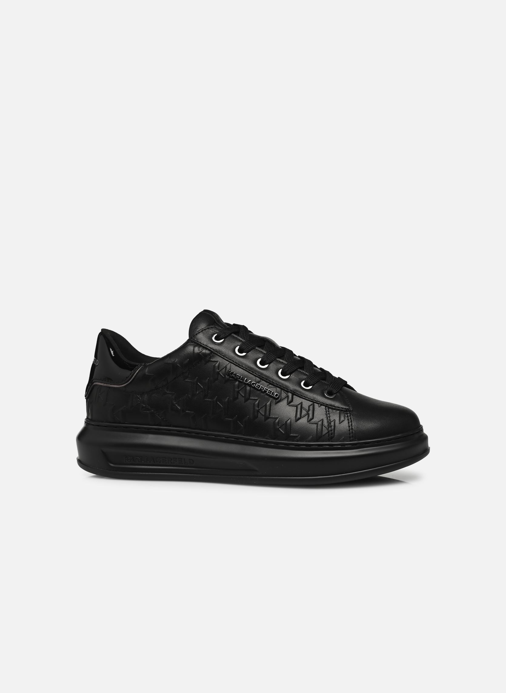 Niedrige Sneaker KAPRI MENS Monogram Emboss Lo N herren schwarz Karl Lagerfeld Niedrige Sneaker KAPRI MENS Monogram Emboss Lo N herren schwarz BLACK LTHR / MONO
