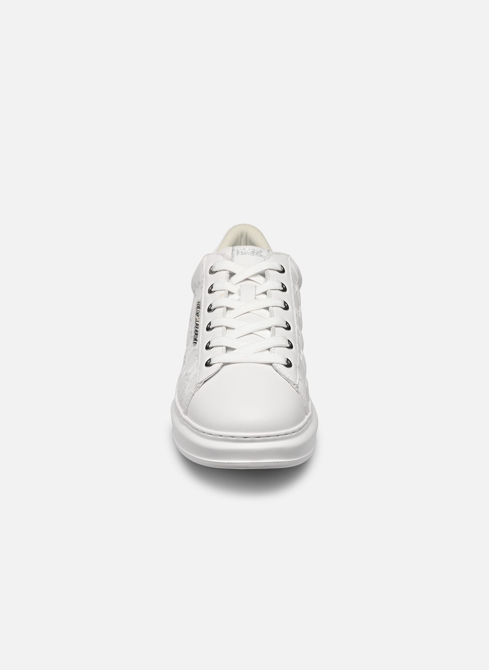 Baskets basses KAPRI MENS Monogram Emboss Lo N homme blanc Karl Lagerfeld Baskets basses KAPRI MENS Monogram Emboss Lo N homme blanc White Lthr / Mono