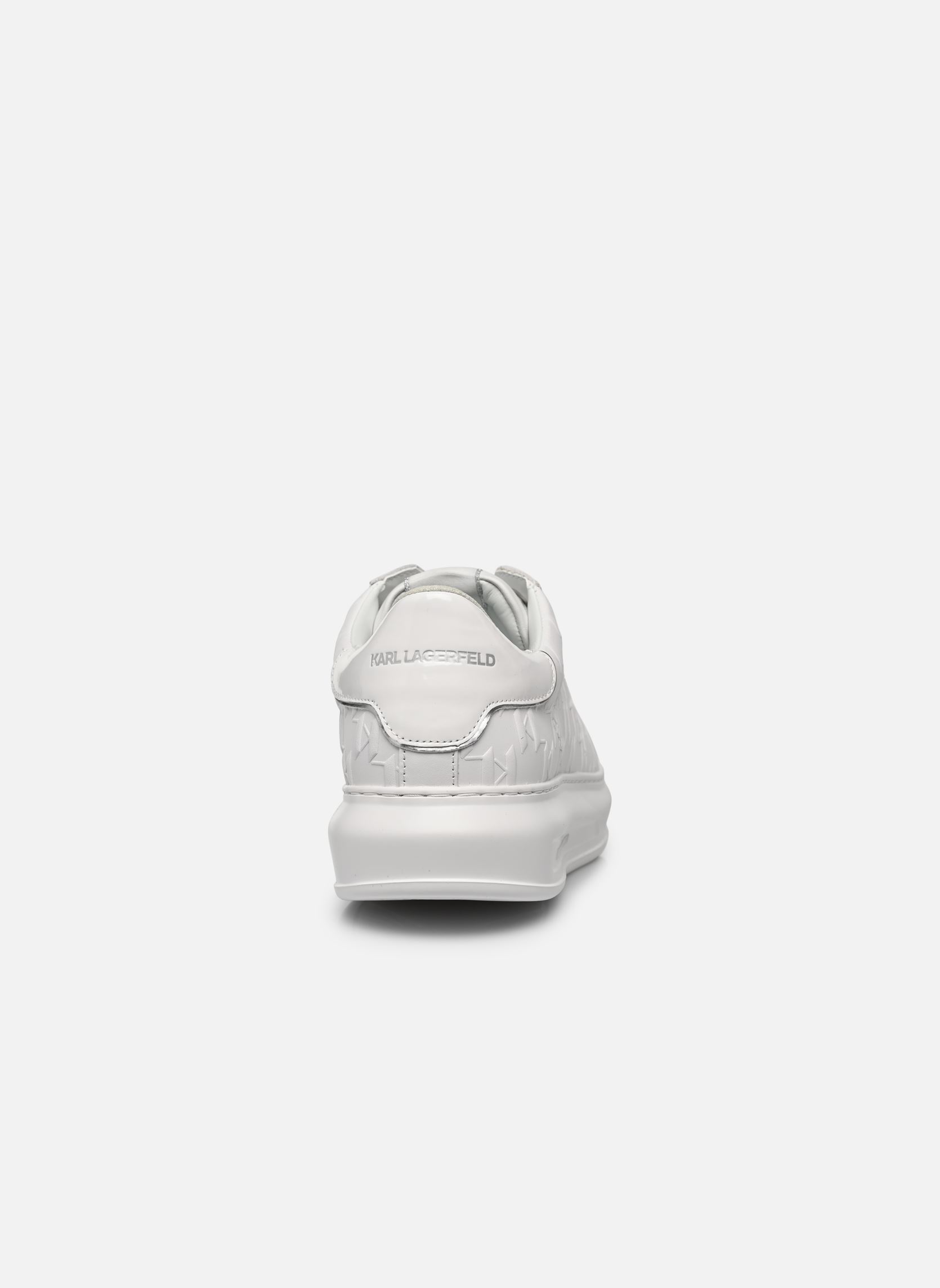Baskets basses KAPRI MENS Monogram Emboss Lo N homme blanc Karl Lagerfeld Baskets basses KAPRI MENS Monogram Emboss Lo N homme blanc White Lthr / Mono