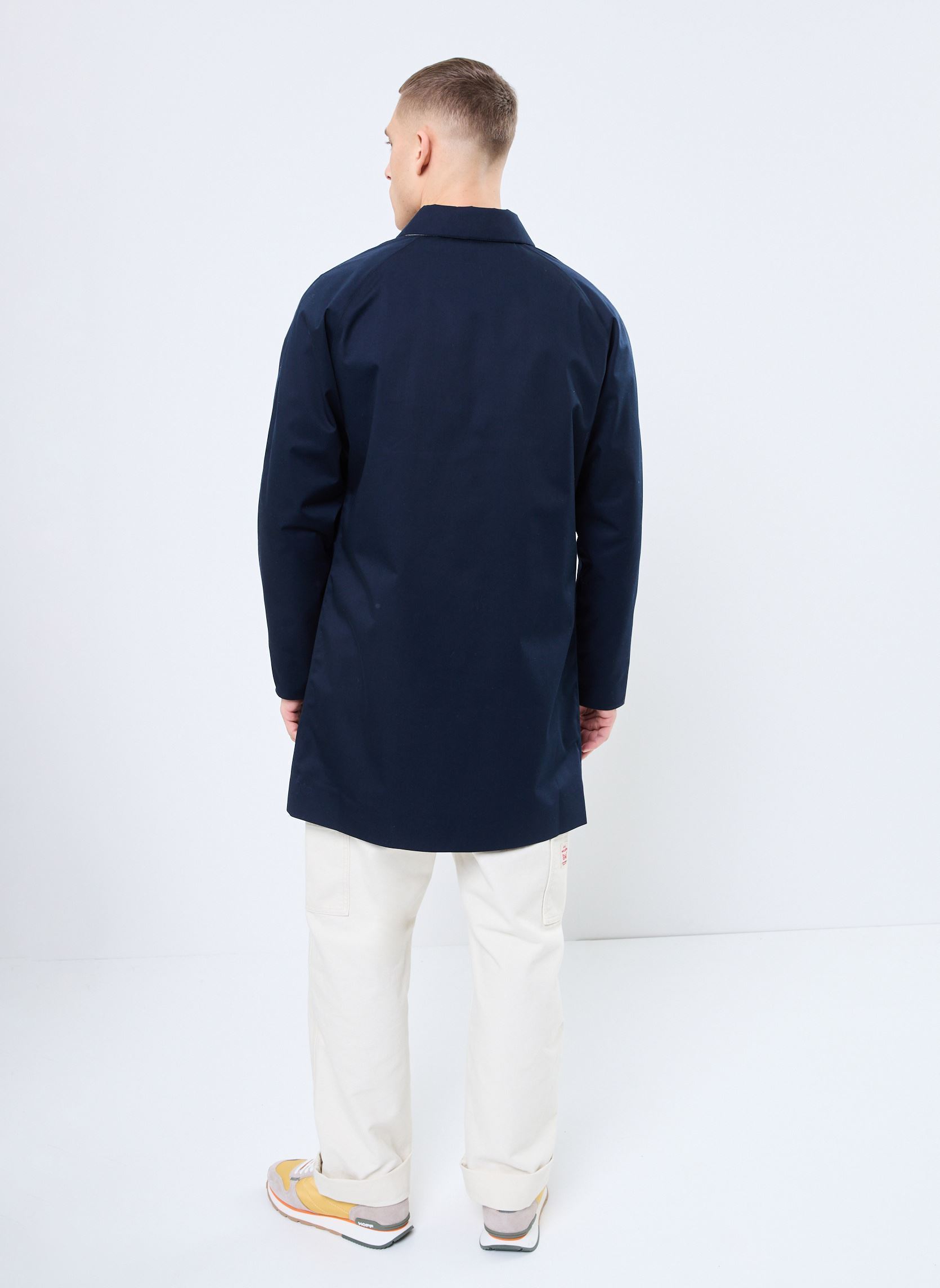Manteaux classiques ROKIG WATERPROOF JACKET homme bleu Barbour Manteaux classiques ROKIG WATERPROOF JACKET homme bleu Navy