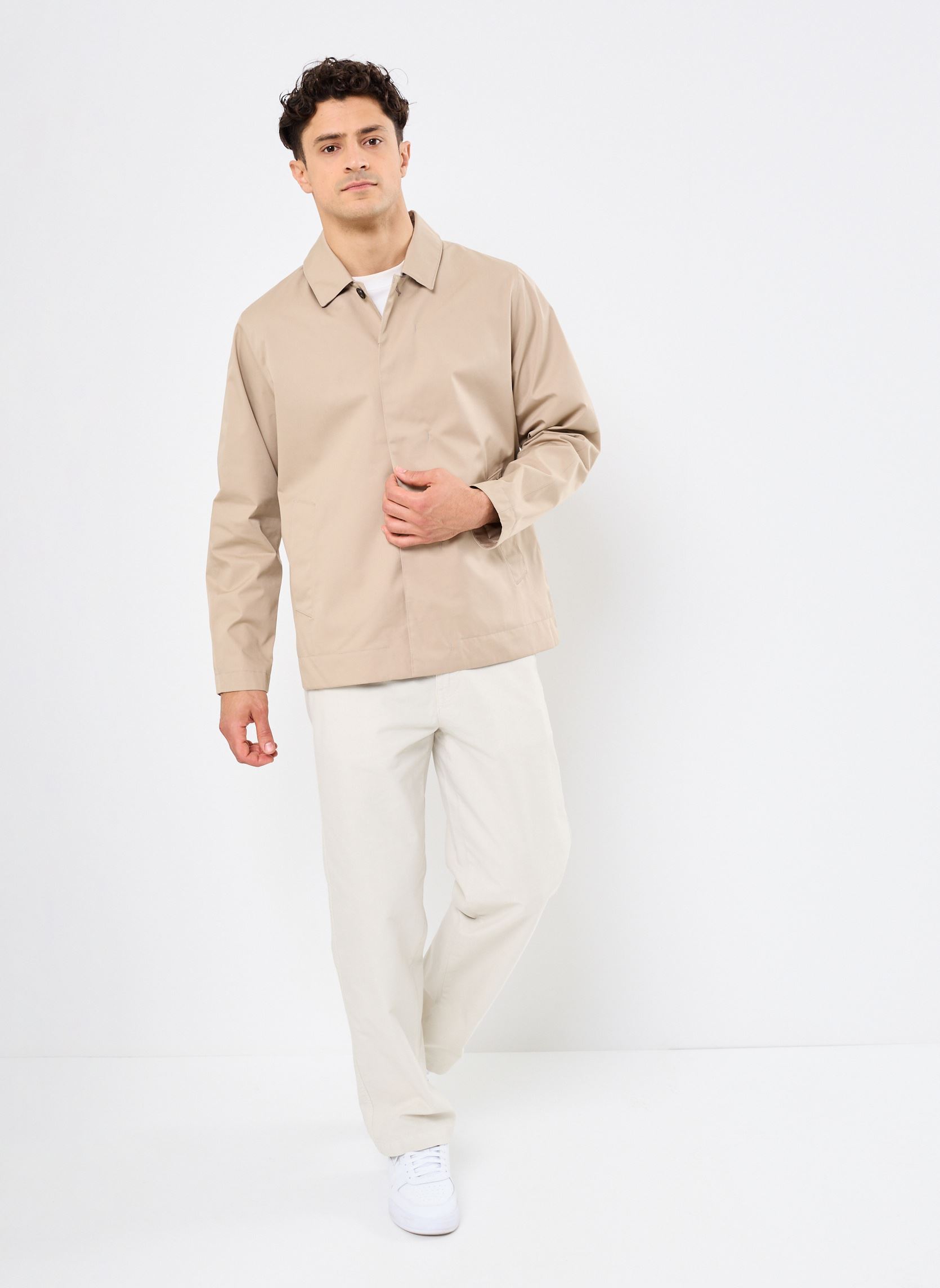 Klassieke jassen ROKIG WATERPROOF JACKET heren beige Barbour Klassieke jassen ROKIG WATERPROOF JACKET heren beige WASHED STONE