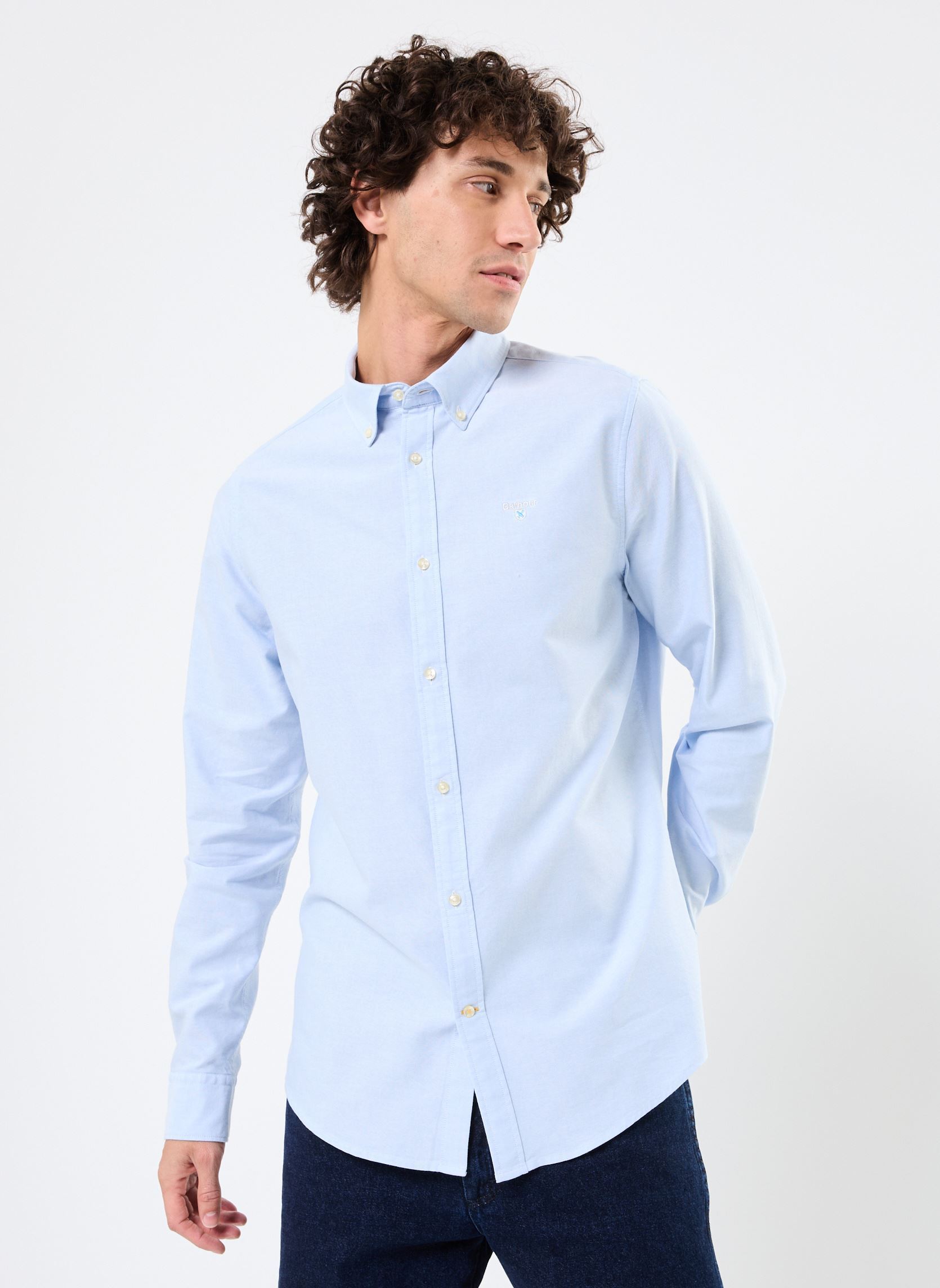 Chemises OXTOWN TAILORED SHIRT homme bleu Barbour Chemises OXTOWN TAILORED SHIRT homme bleu SKY
