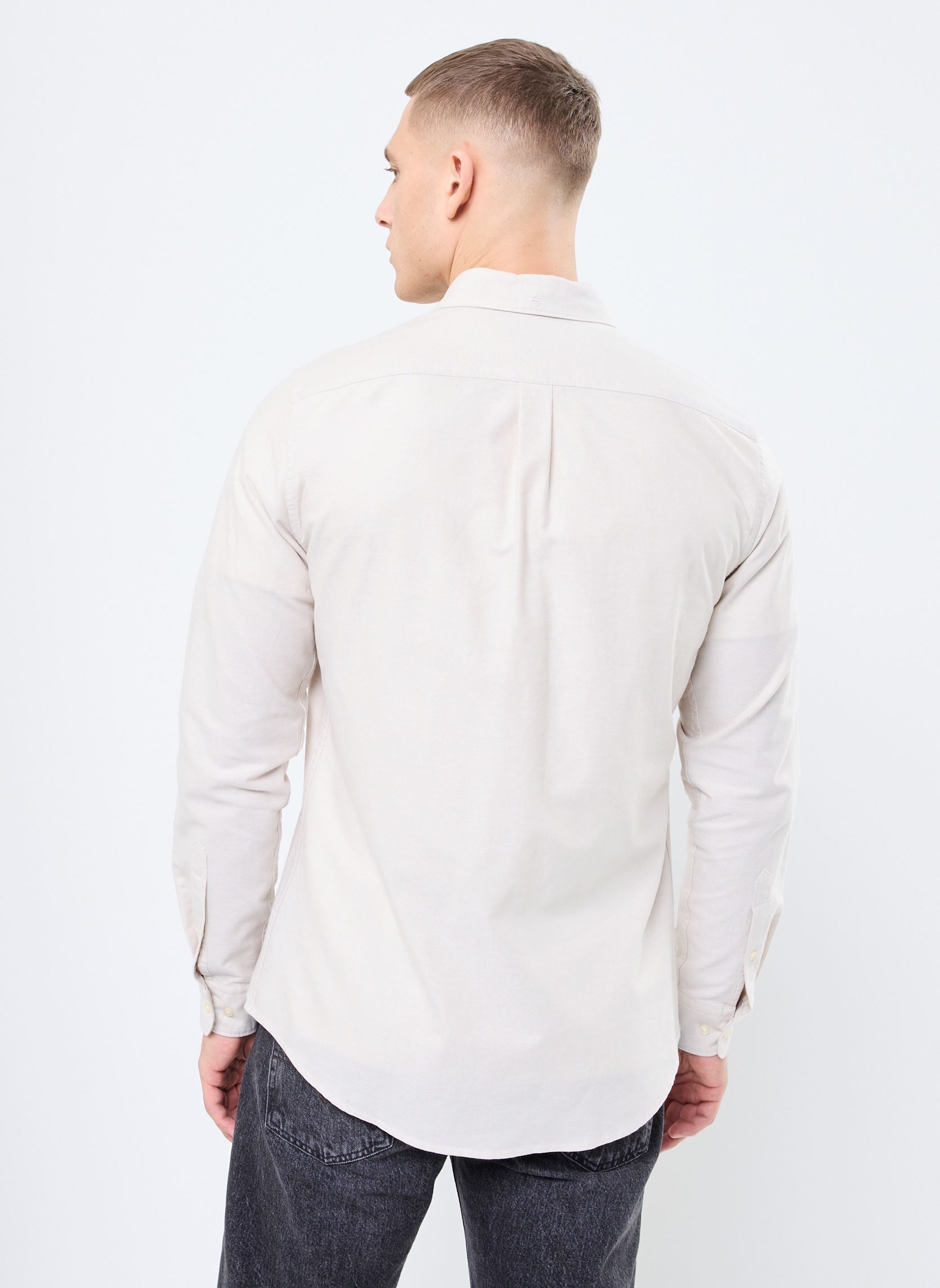 Chemises OXTOWN TAILORED SHIRT homme blanc Barbour Chemises OXTOWN TAILORED SHIRT homme blanc Oatmeal
