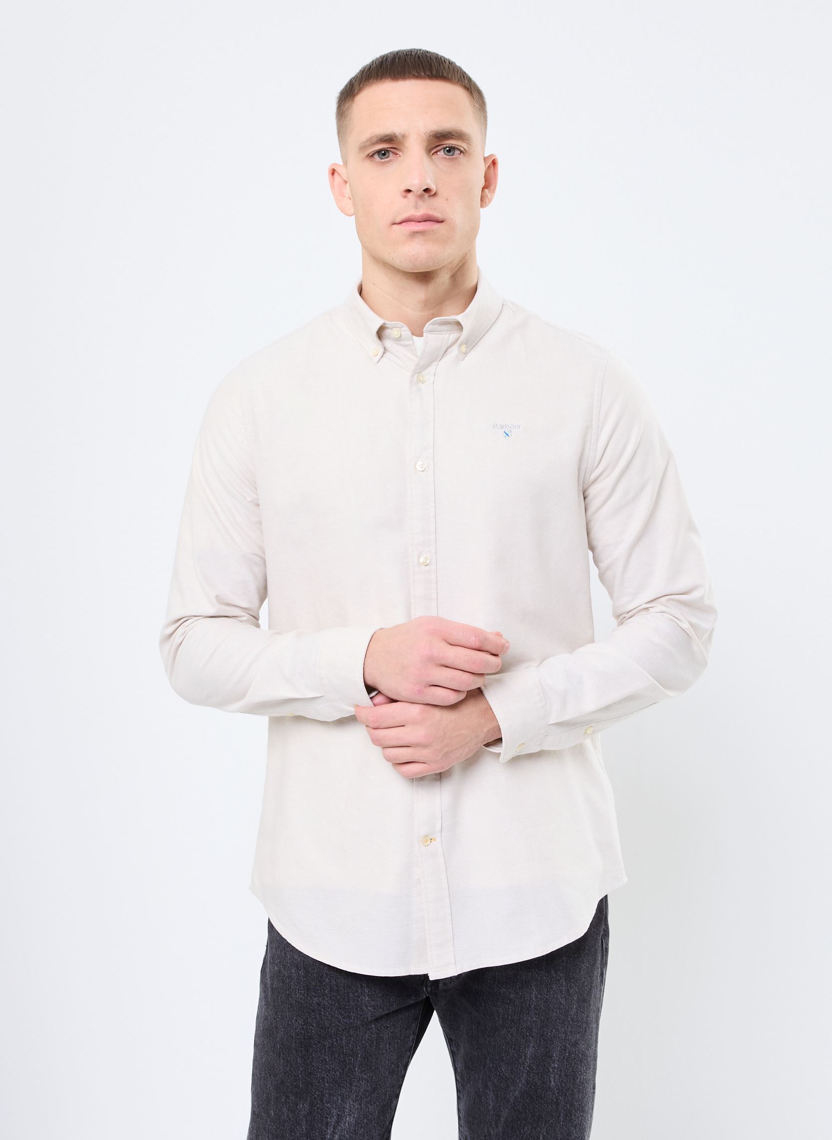 Chemises OXTOWN TAILORED SHIRT homme blanc Barbour Chemises OXTOWN TAILORED SHIRT homme blanc Oatmeal
