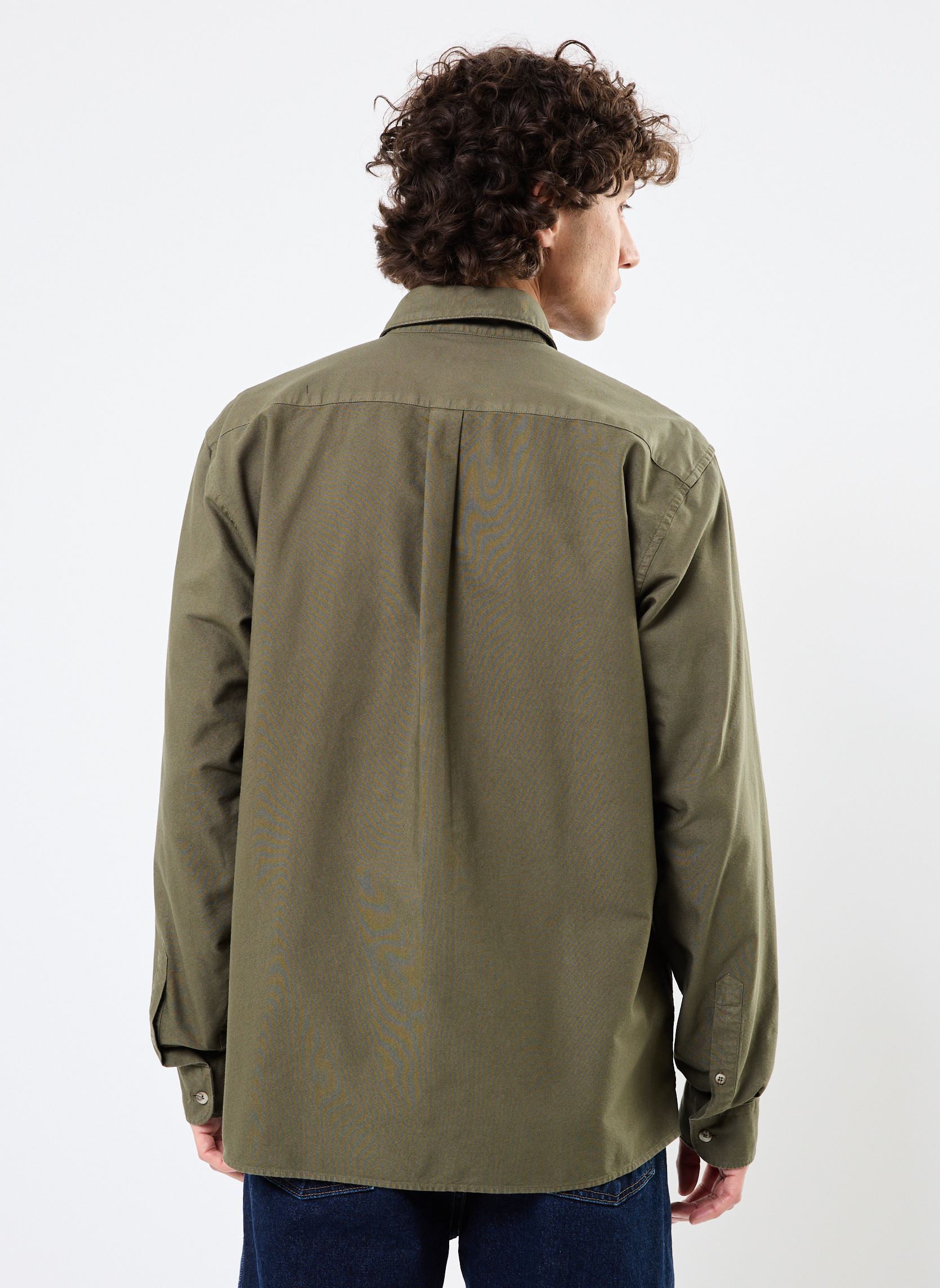 Chemises GARMENT DYED OXTOWN RELAXED FIT SHIRT homme vert Barbour Chemises GARMENT DYED OXTOWN RELAXED FIT SHIRT homme vert LIGHT SAGE