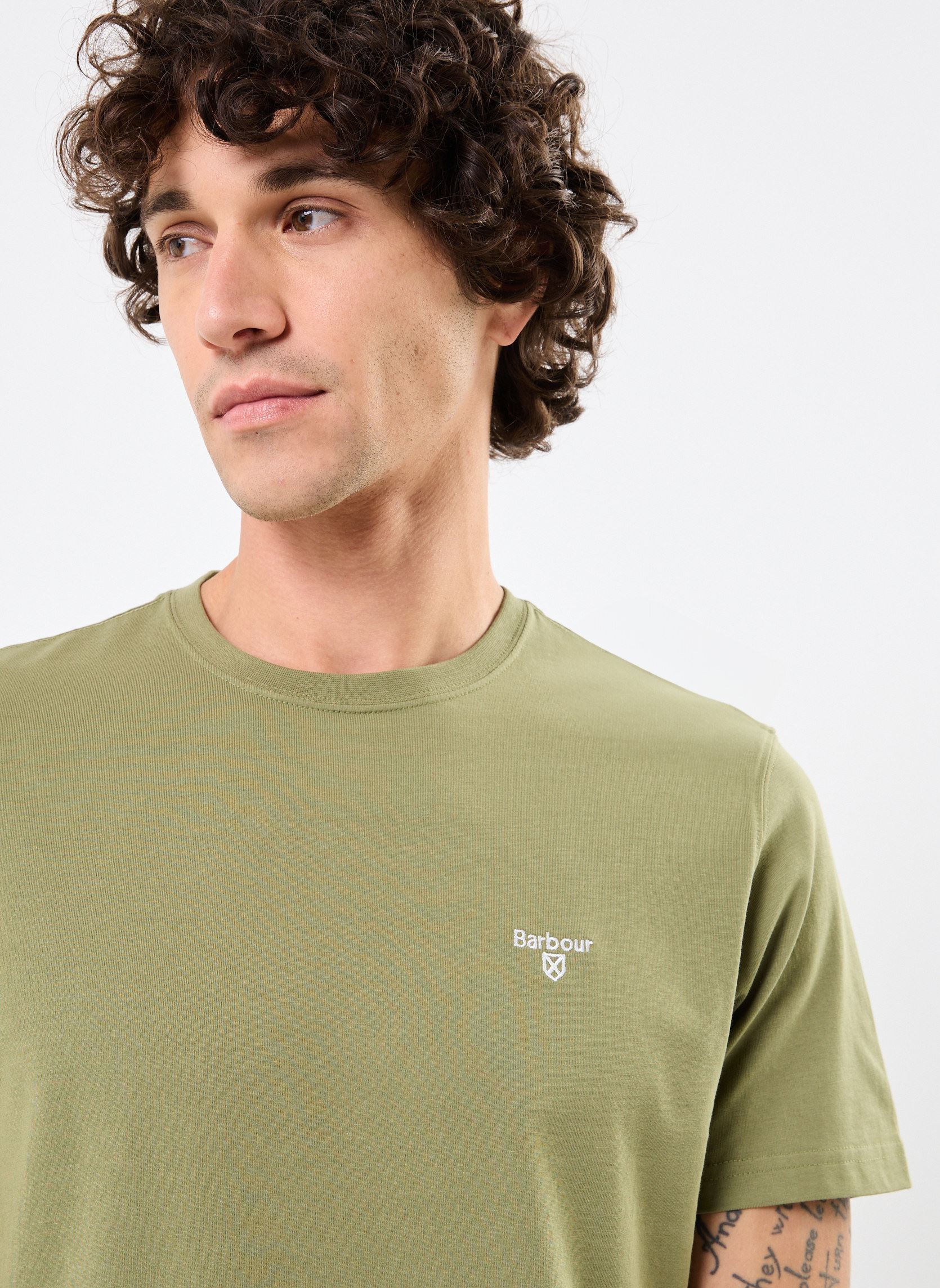 Tee-shirts manches courtes ESSENTIAL SPORTS T-SHIRT homme vert Barbour Tee-shirts manches courtes ESSENTIAL SPORTS T-SHIRT homme vert BURNT OLIVE