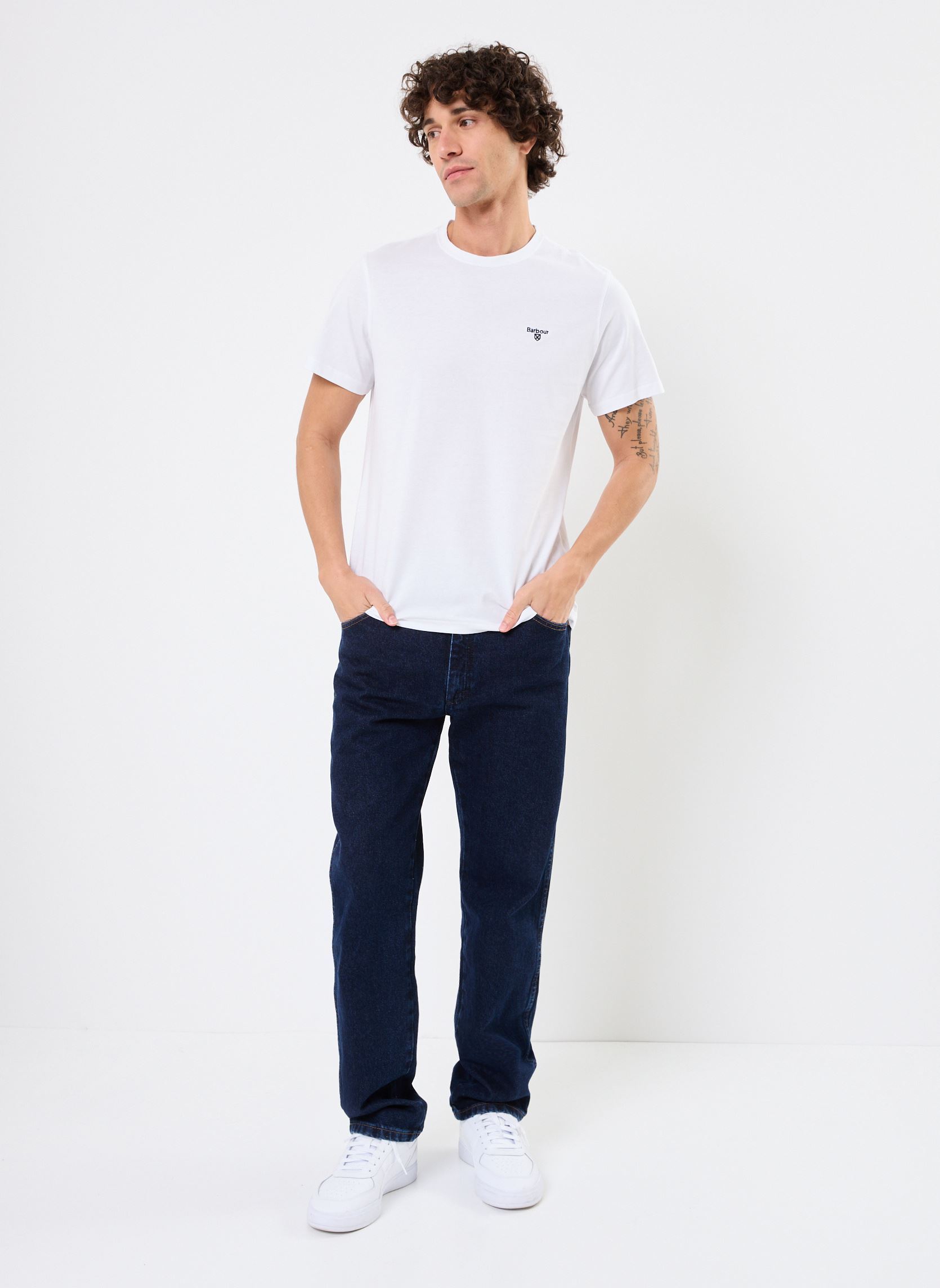 Tee-shirts manches courtes ESSENTIAL SPORTS T-SHIRT homme blanc Barbour Tee-shirts manches courtes ESSENTIAL SPORTS T-SHIRT homme blanc WHITE