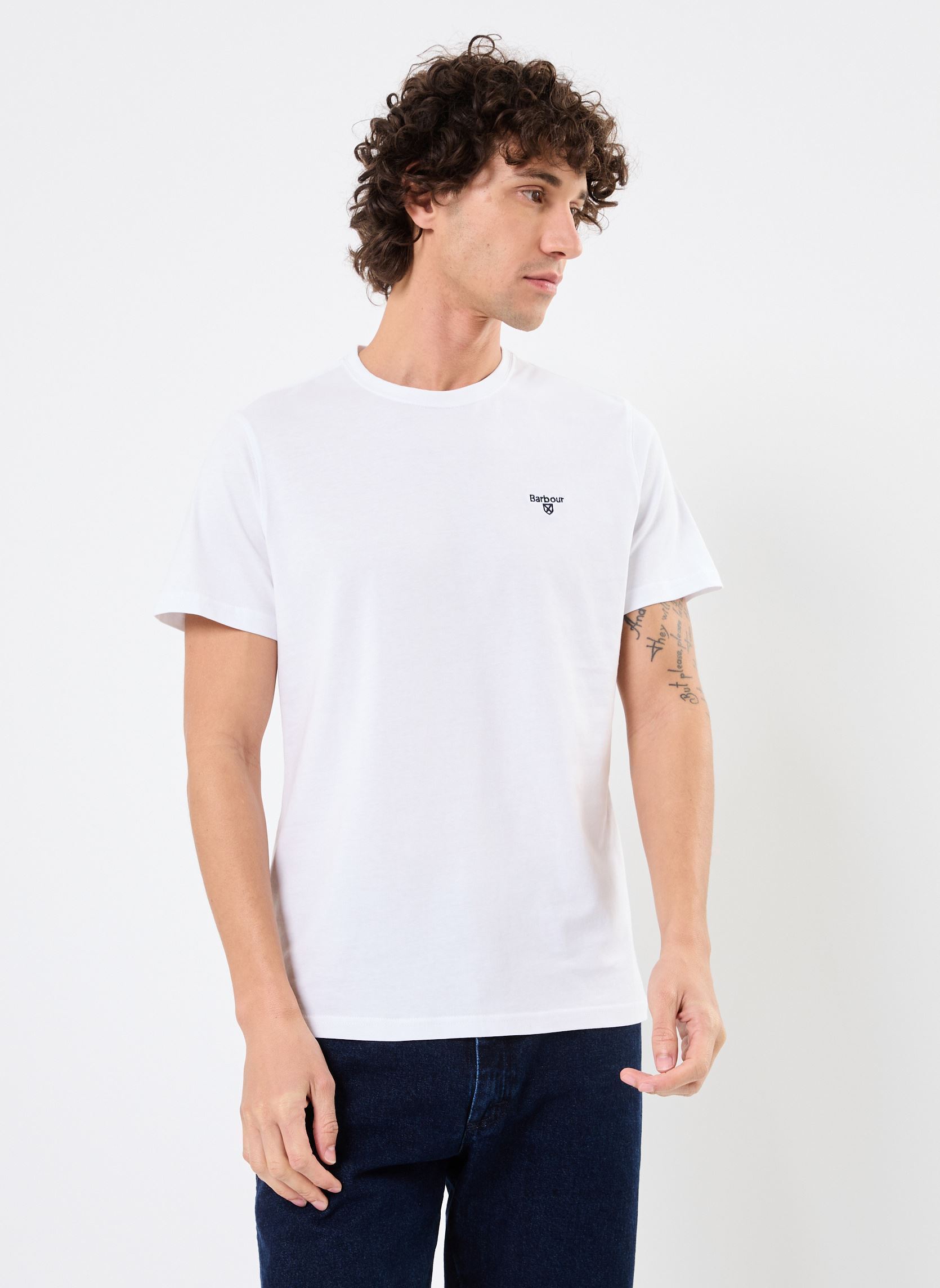 Tee-shirts manches courtes ESSENTIAL SPORTS T-SHIRT homme blanc Barbour Tee-shirts manches courtes ESSENTIAL SPORTS T-SHIRT homme blanc WHITE